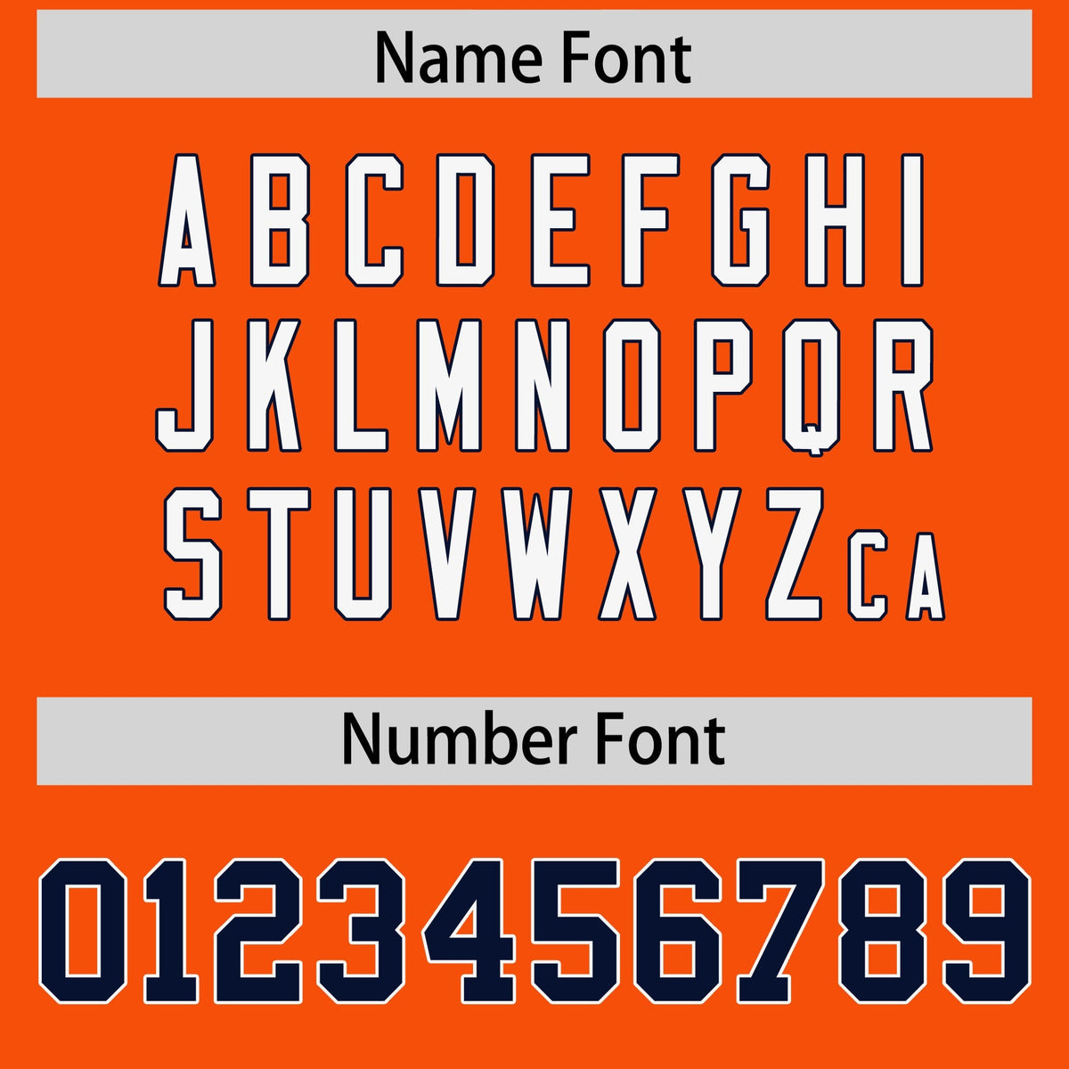 Custom Orange Personalized Shoulder Cut Two-Tone Authentic American Football Jersey