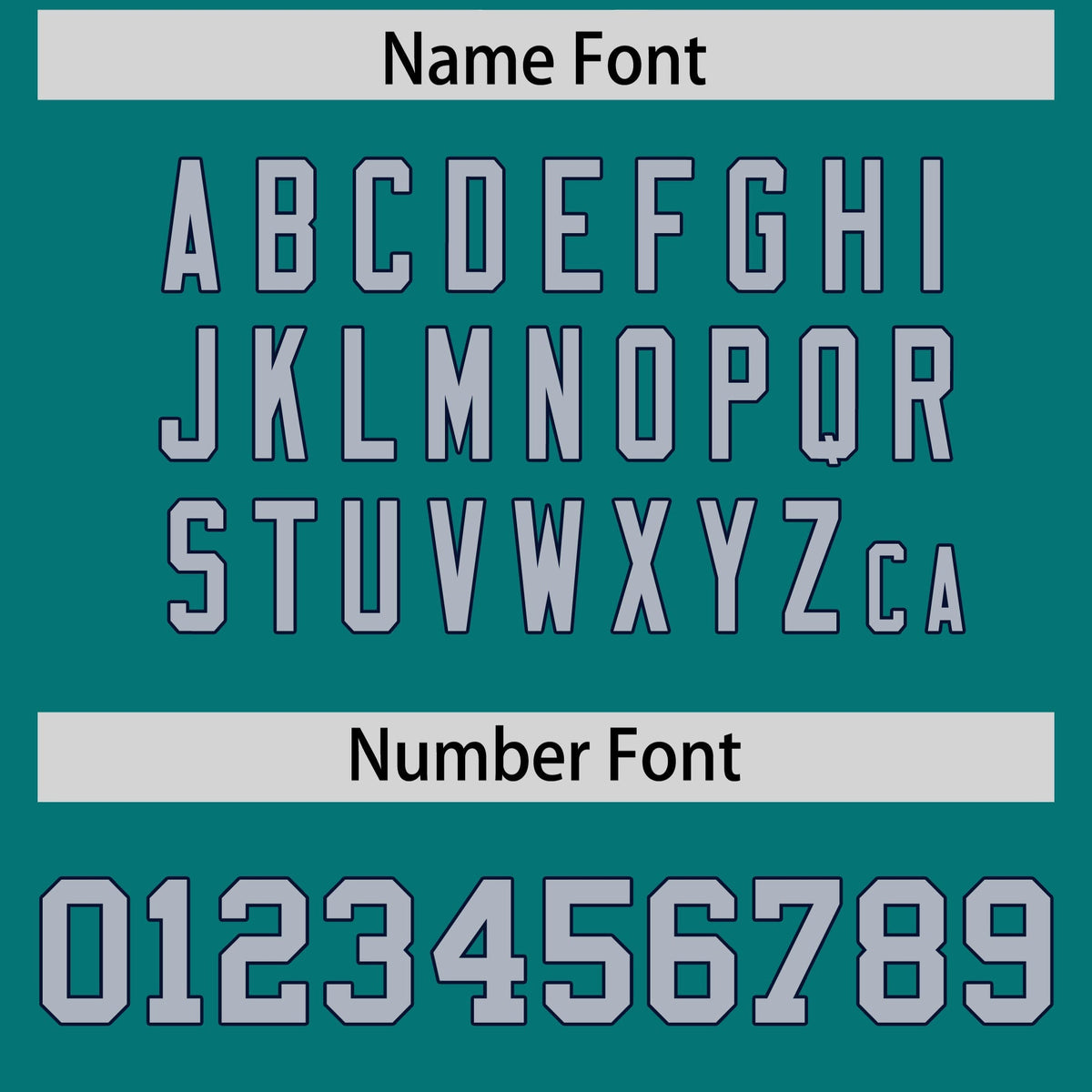 Custom Aqua Personalized Shoulder Cut Two-Tone Authentic American Football Jersey