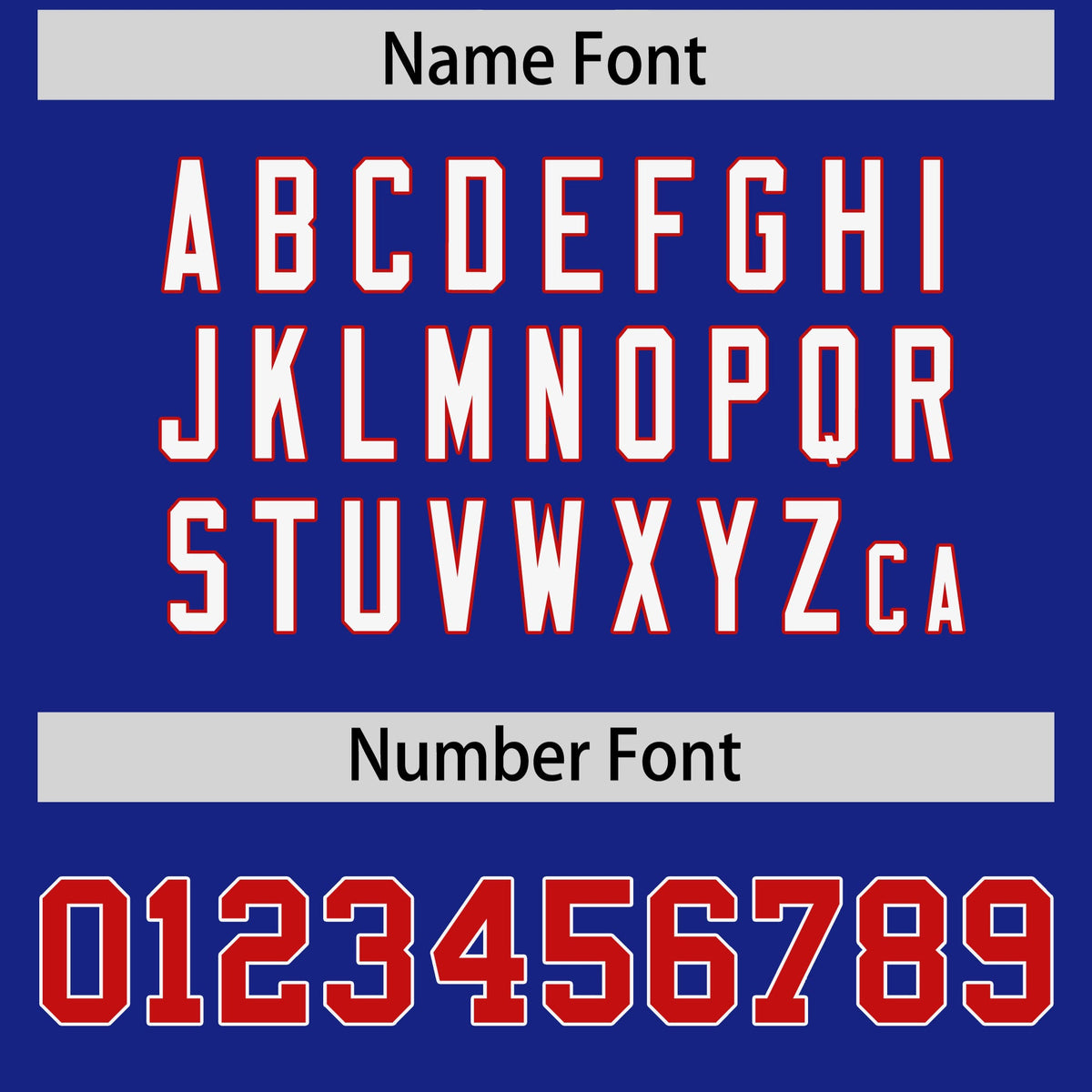 Custom Royal Personalized Shoulder Cut Two-Tone Authentic American Football Jersey