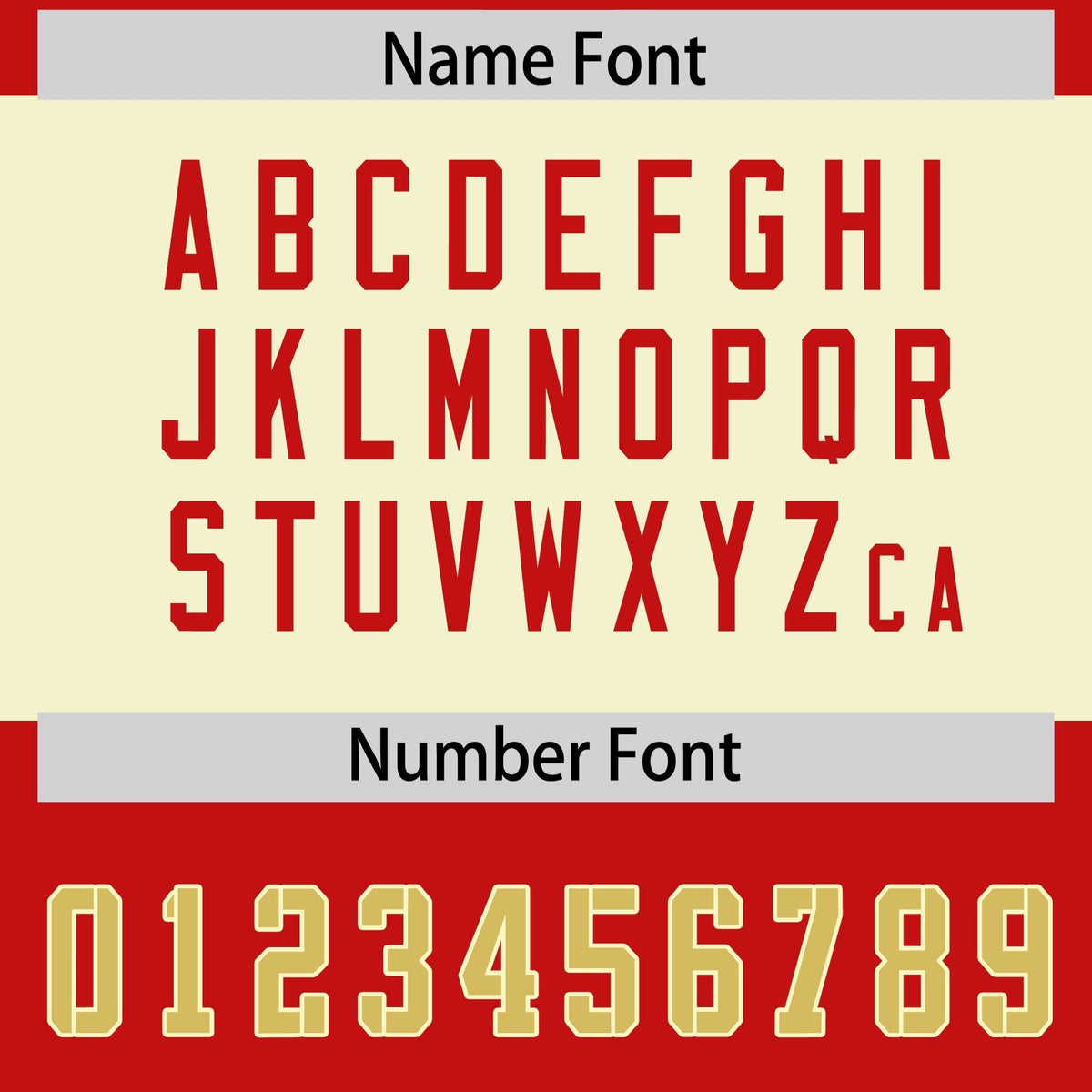 Custom Red Old Gold Raglan Sleeves Personalized Pattern Authentic American Football Jersey