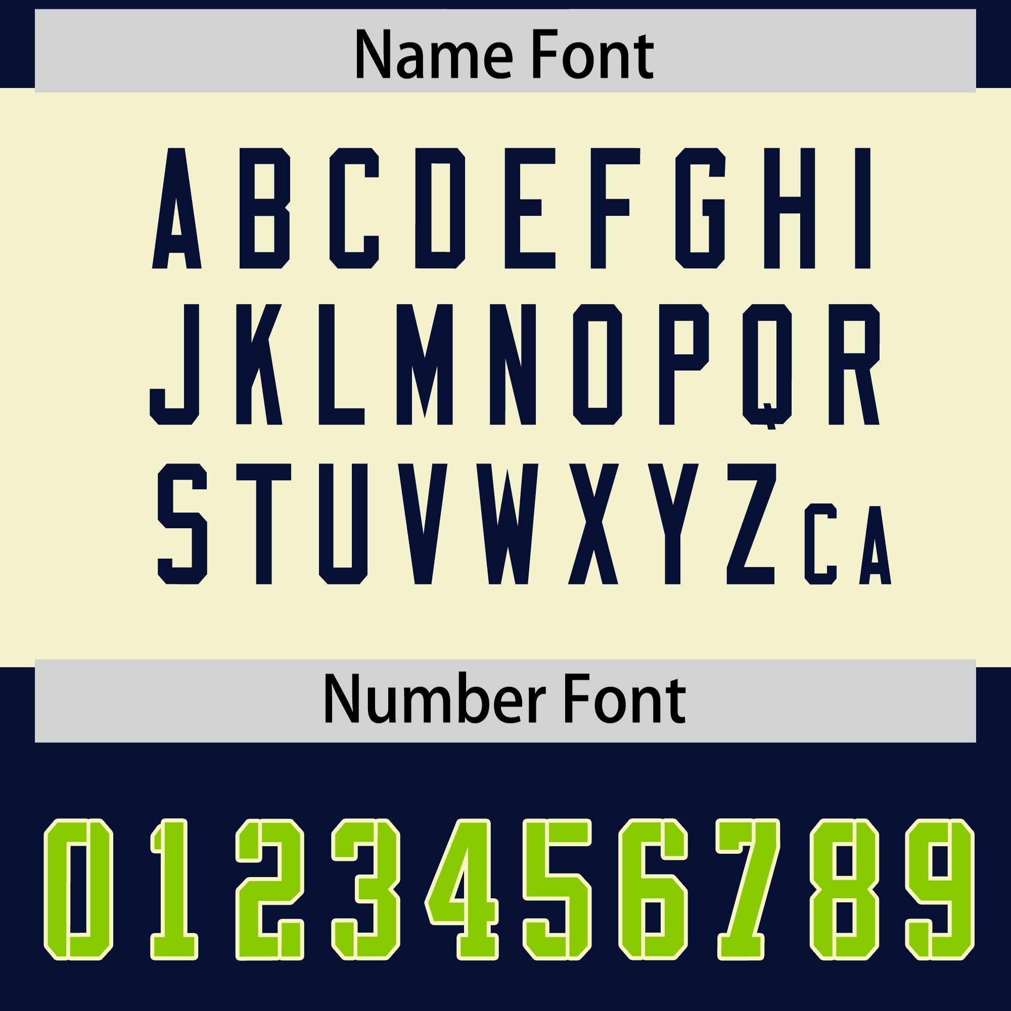 Custom Navy Neon Green Raglan Sleeves Personalized Pattern Authentic American Football Jersey