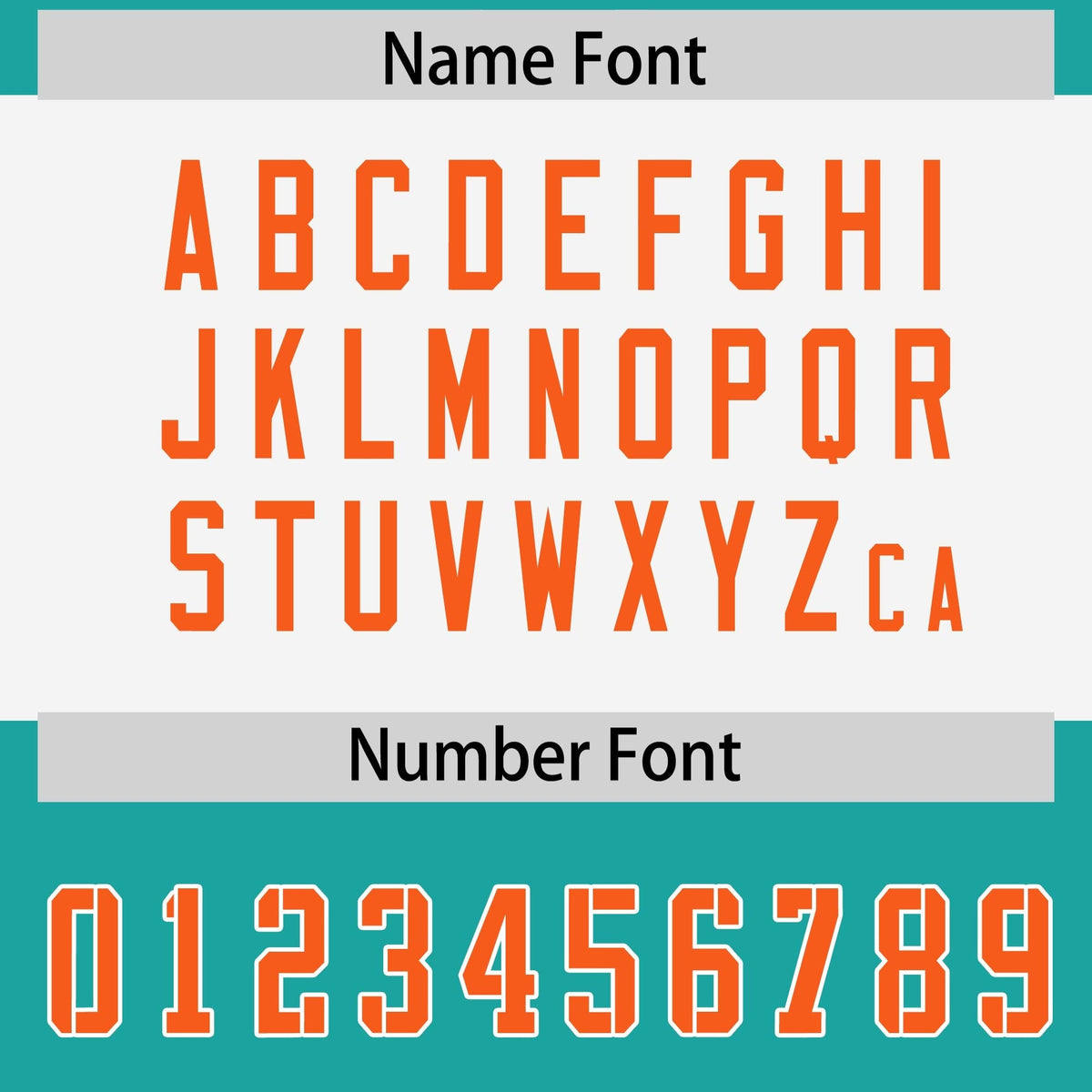 Custom Aqua Orange Raglan Sleeves Personalized Pattern Authentic American Football Jersey