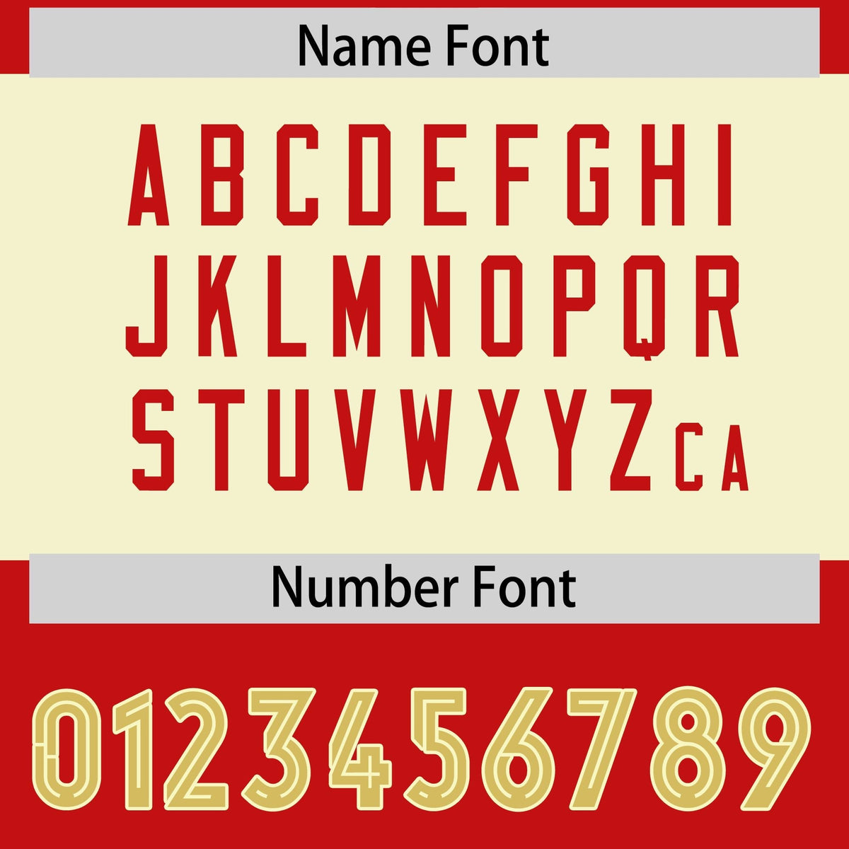 Custom Red Old Gold Raglan Sleeves Personalized Pattern Authentic American Football Jersey