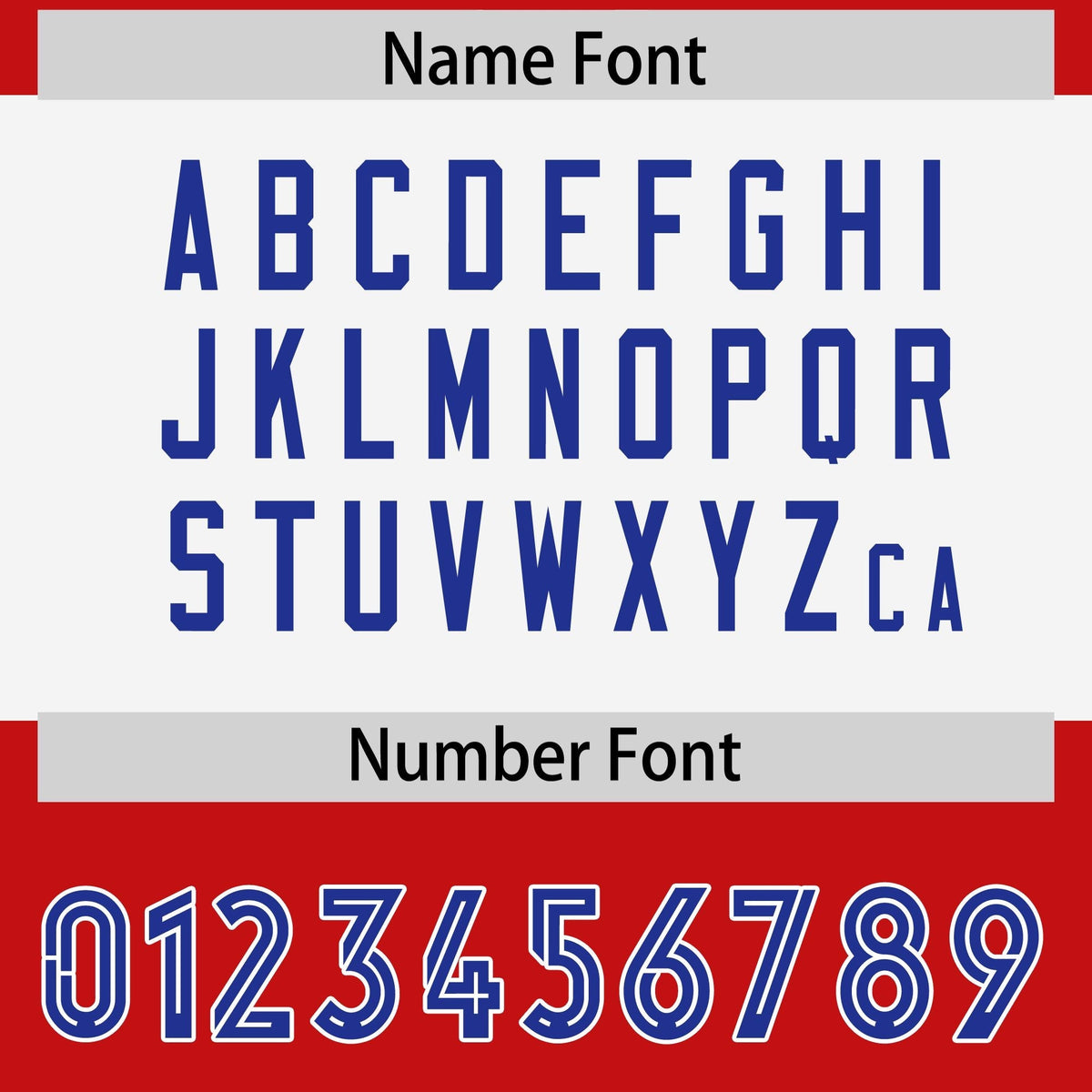 Custom Red Royal Raglan Sleeves Personalized Pattern Authentic American Football Jersey