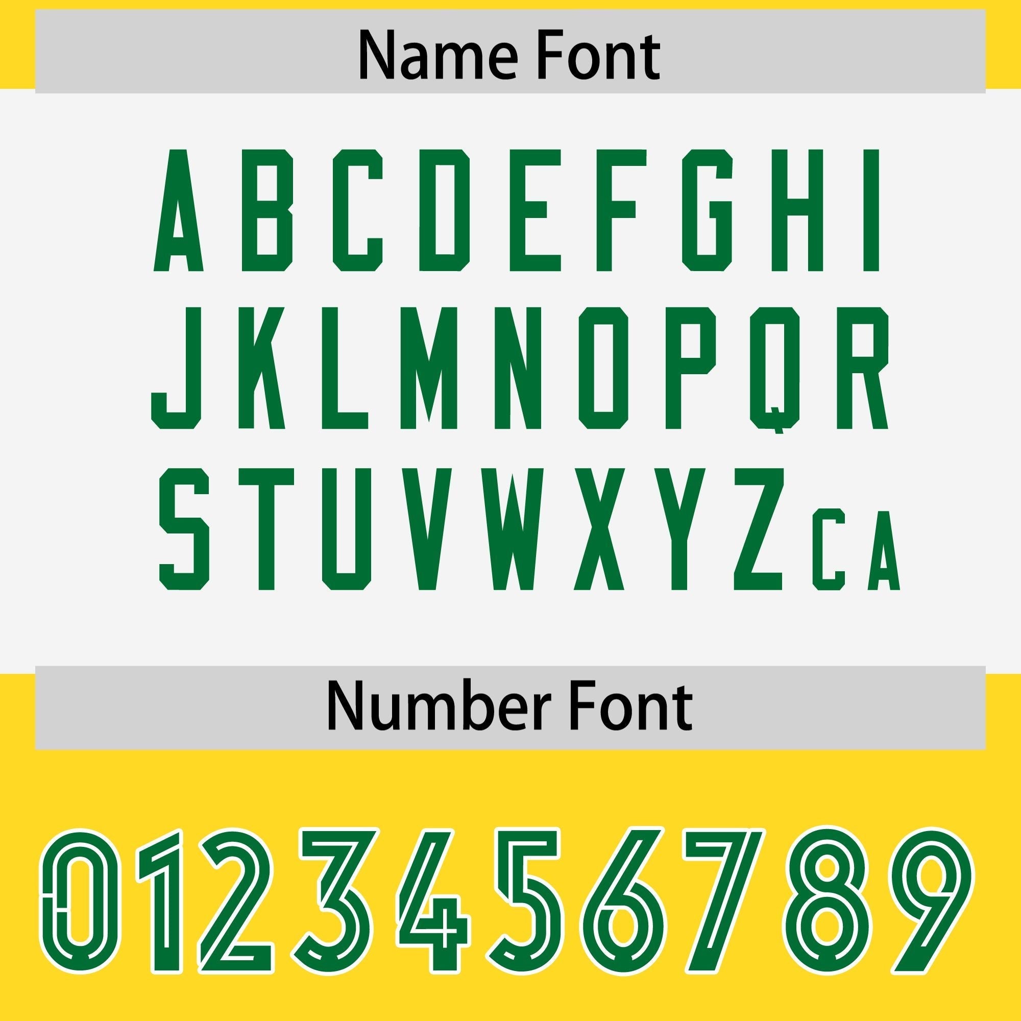 Custom Gold Kelly Green Raglan Sleeves Personalized Pattern Authentic American Football Jersey