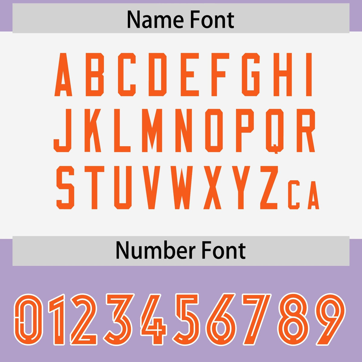 Custom Light Purple Orange Raglan Sleeves Personalized Pattern Authentic American Football Jersey