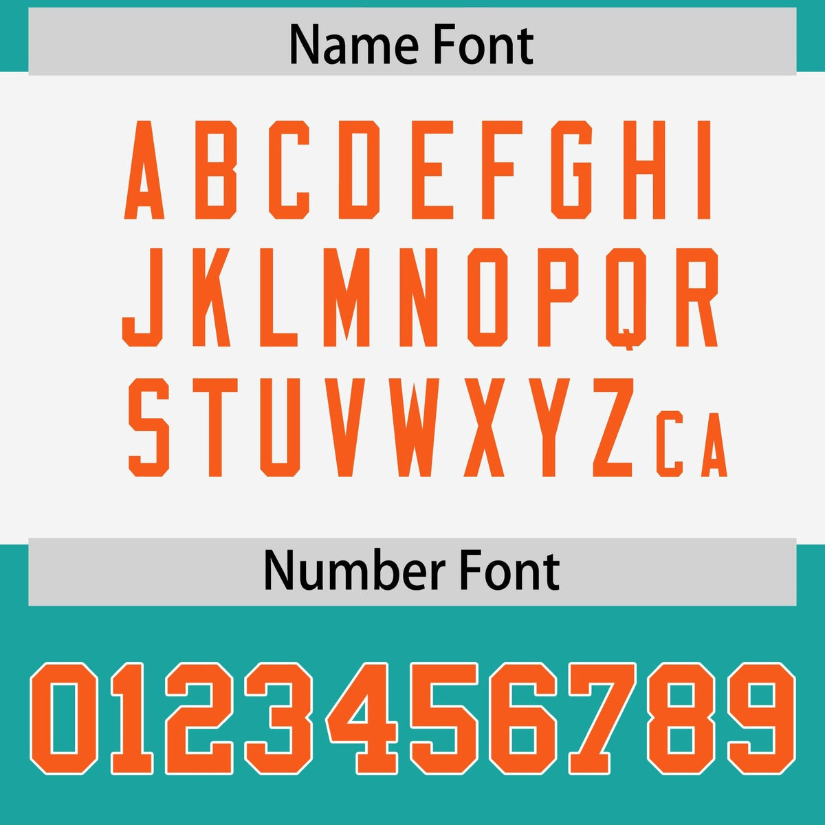 Custom Aqua Orange Raglan Sleeves Personalized Pattern Authentic American Football Jersey