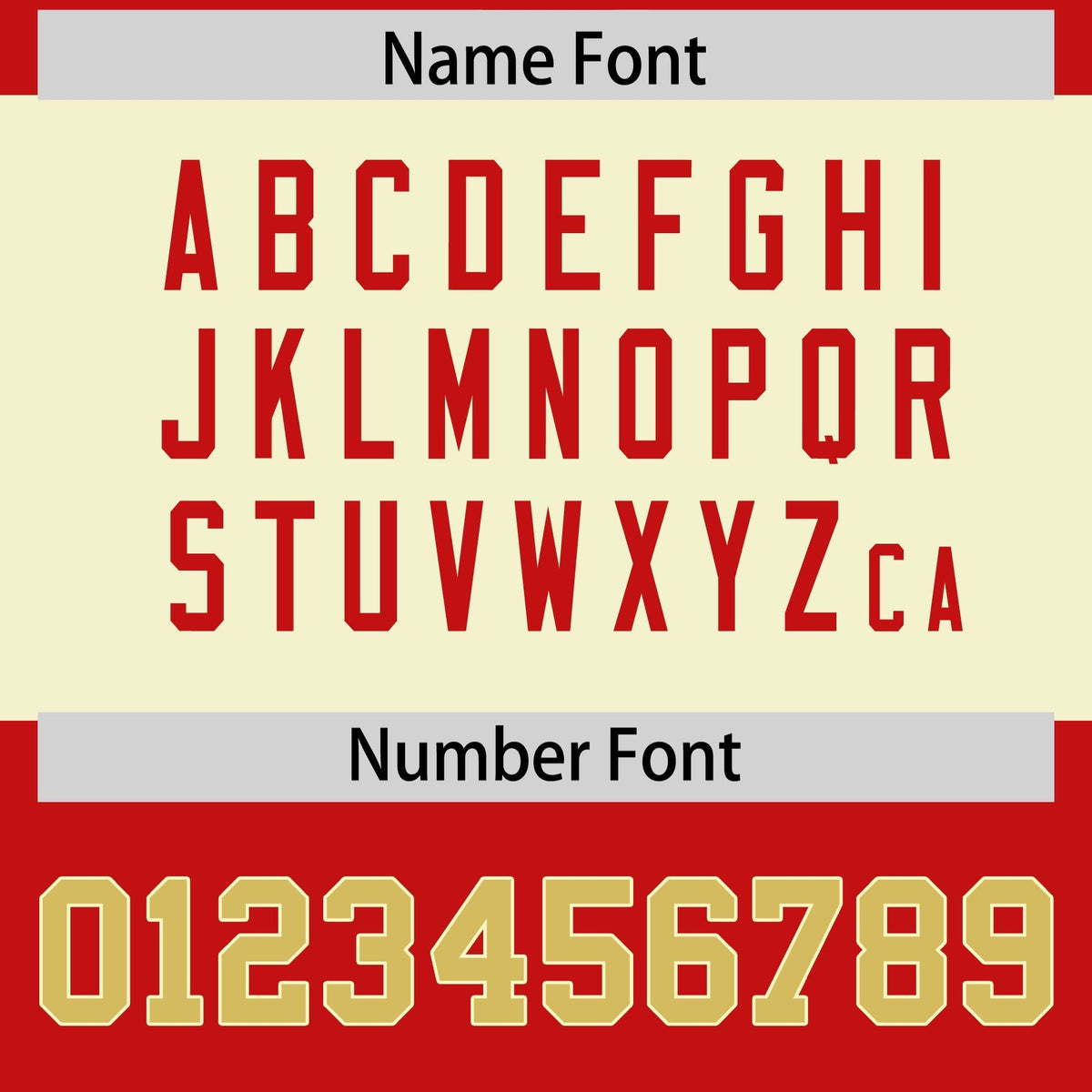 Custom Red Old Gold Raglan Sleeves Personalized Pattern Authentic American Football Jersey