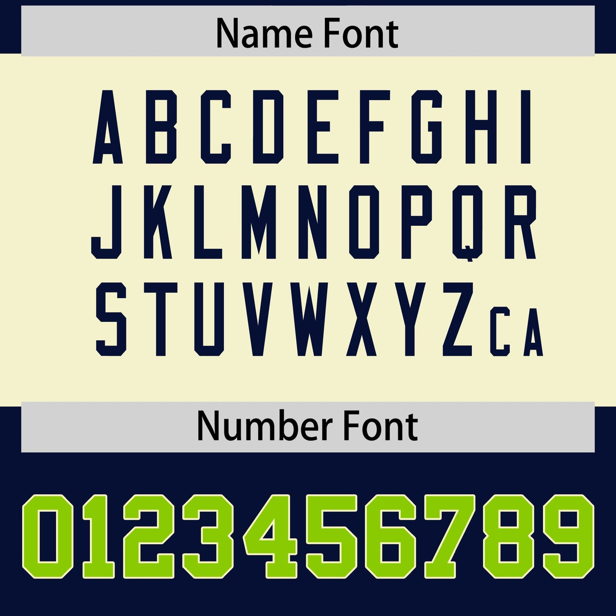 Custom Navy Neon Green Raglan Sleeves Personalized Pattern Authentic American Football Jersey