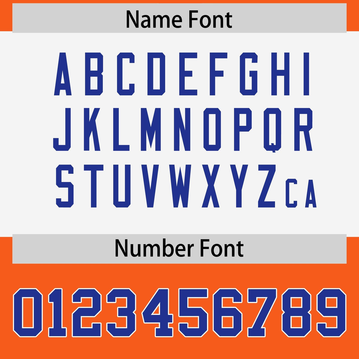 Custom Orange Royal Raglan Sleeves Personalized Pattern Authentic American Football Jersey