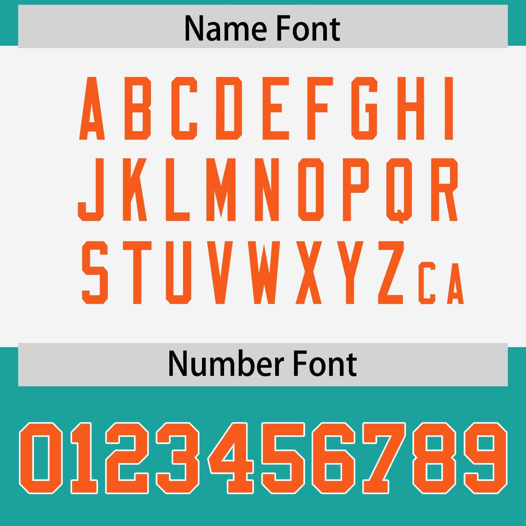 Custom Aqua Orange Raglan Sleeves Personalized Pattern Authentic American Football Jersey