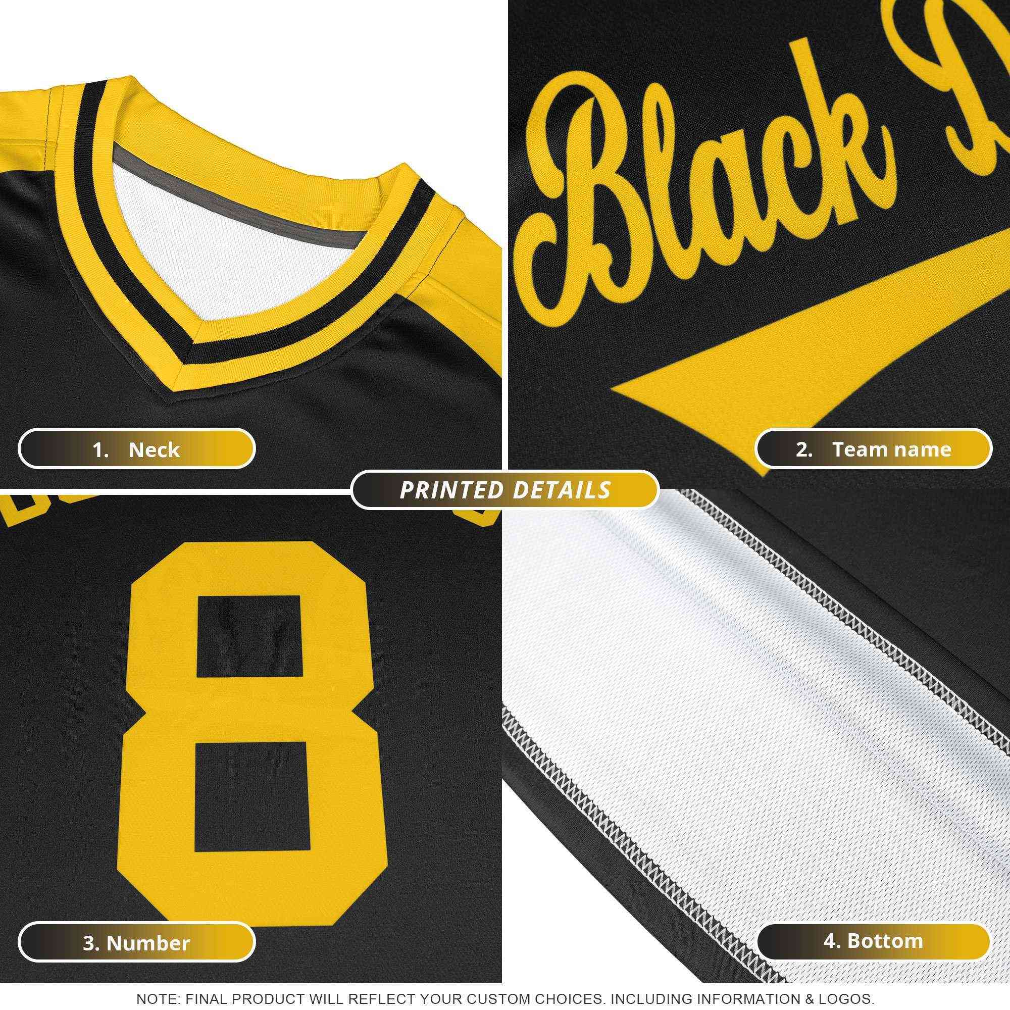Custom White Gold Raglan Sleeves Personalized Pattern Authentic American Football Jersey