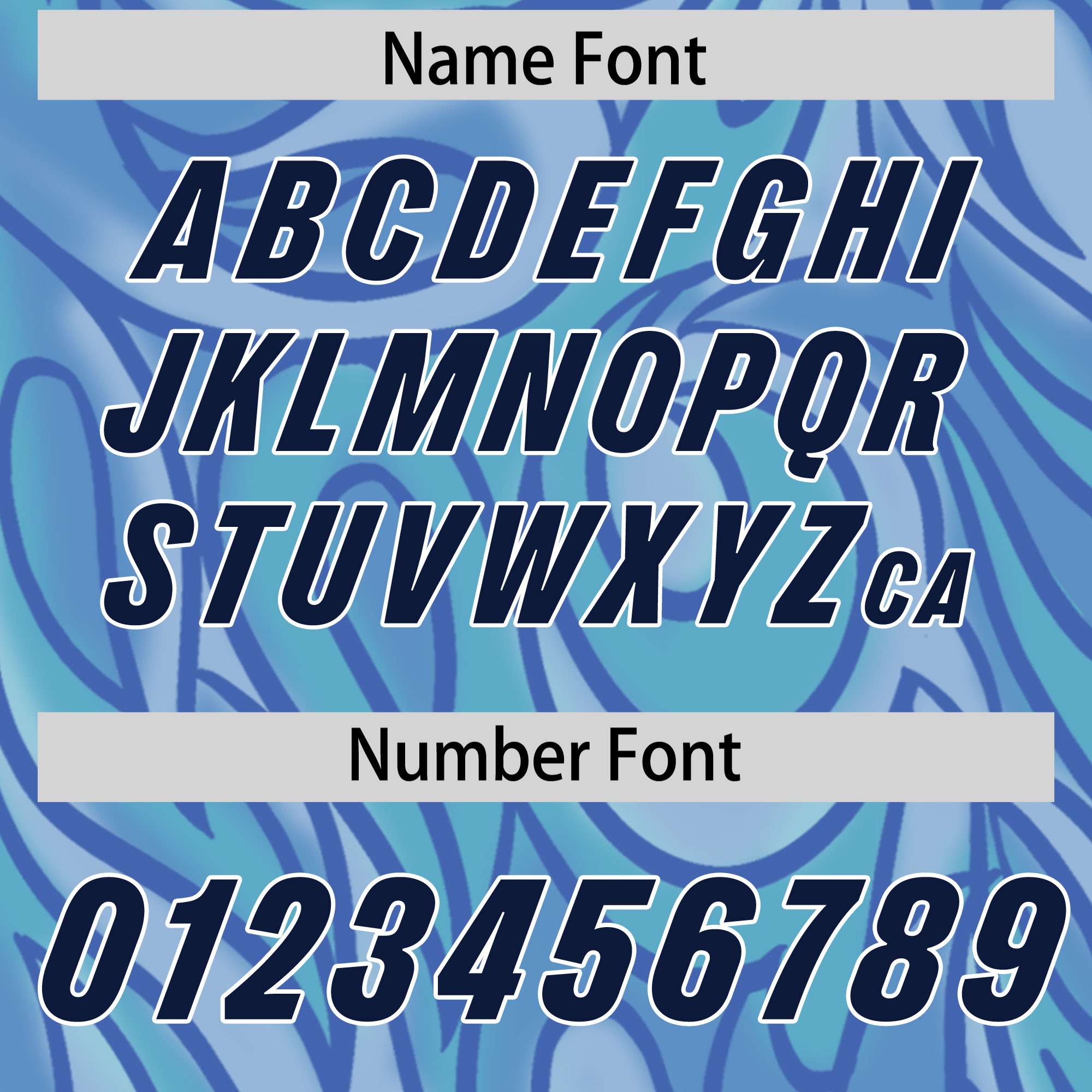 Custom Light Blue Personalized Printed Graffiti Pattern Design Authentic American Football Jersey