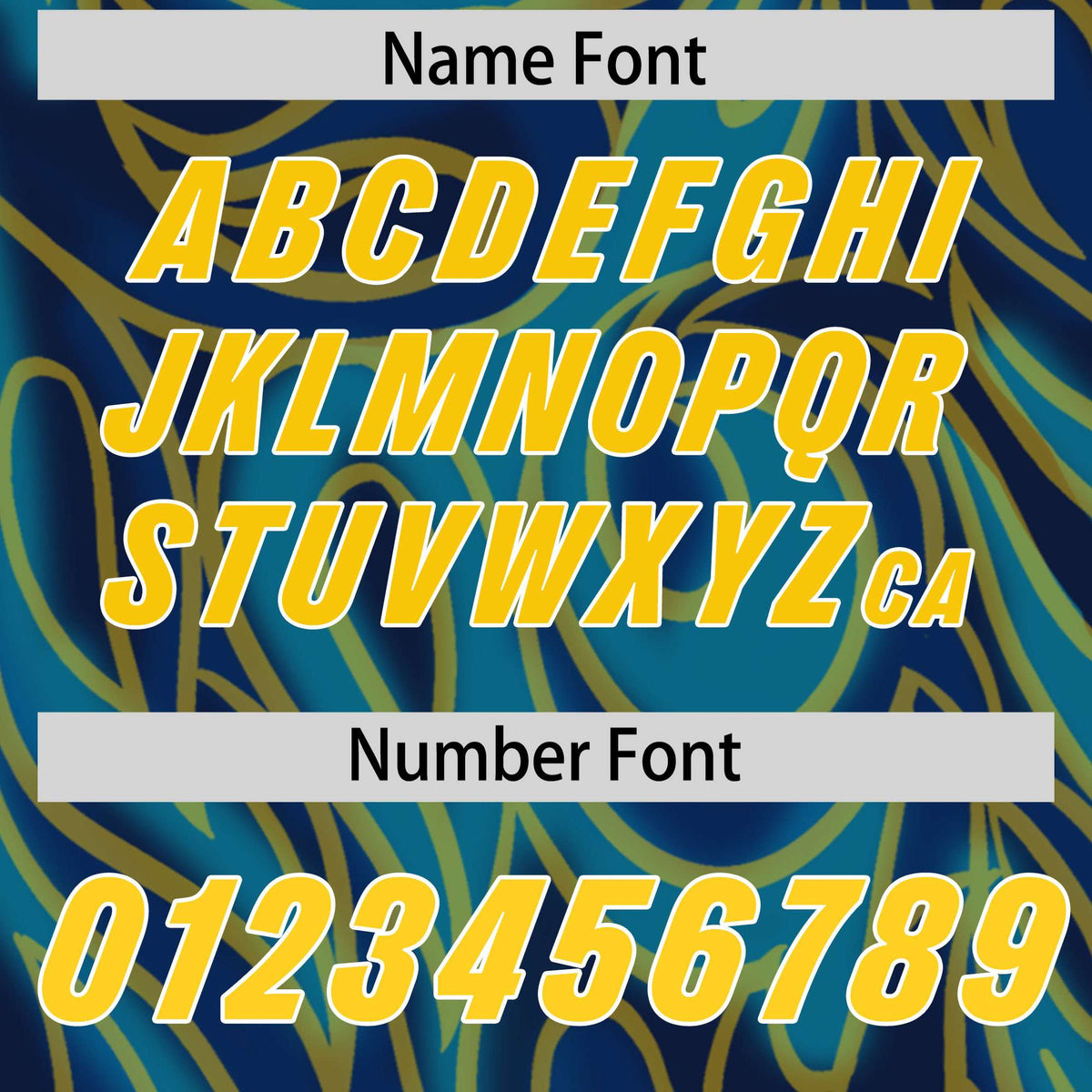 Custom Navy Personalized Printed Graffiti Pattern Design Authentic American Football Jersey