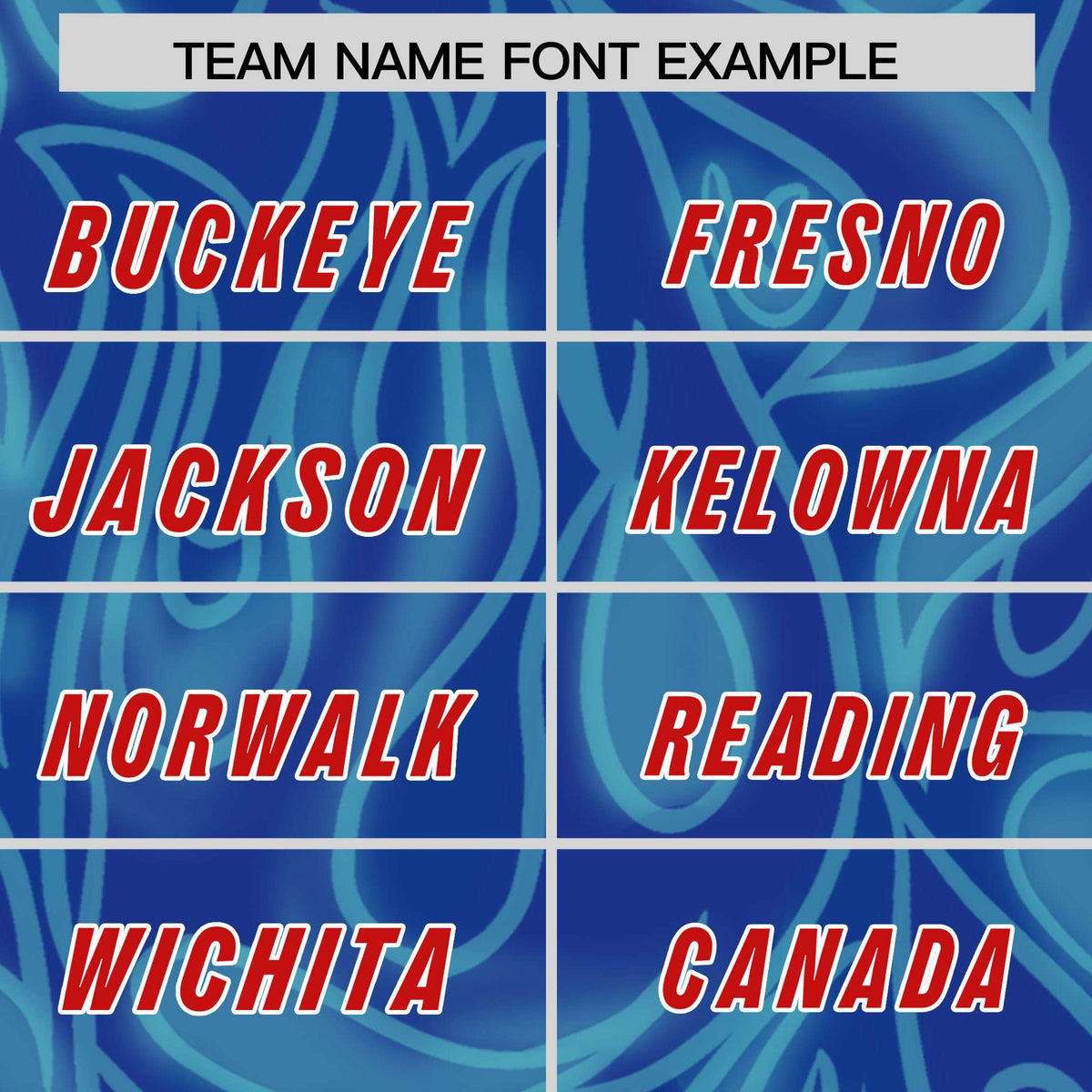 Custom Blue Personalized Printed Graffiti Pattern Design Authentic American Football Jersey