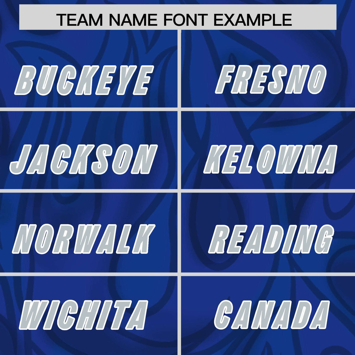 Custom Royal Personalized Printed Graffiti Pattern Design Authentic American Football Jersey