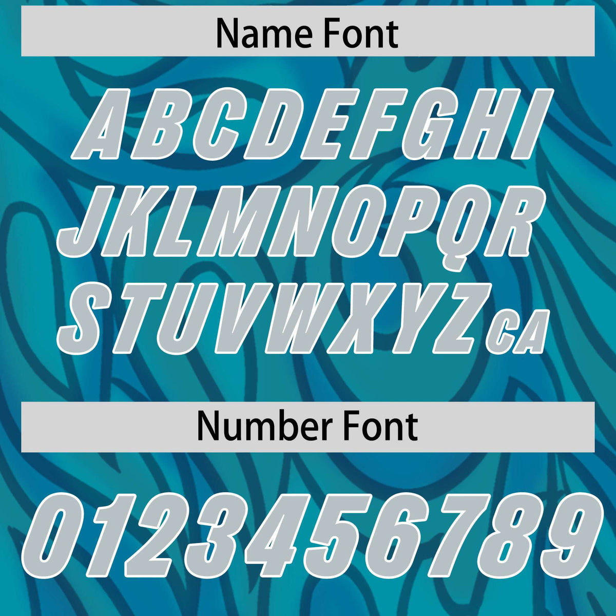 Custom Aqua Personalized Printed Graffiti Pattern Design Authentic American Football Jersey