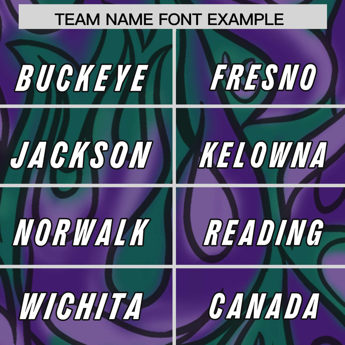 Custom Purple Personalized Printed Graffiti Pattern Design Authentic American Football Jersey