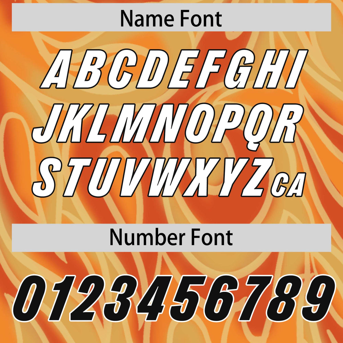 Custom Gold Orange Personalized Printed Graffiti Pattern Design Authentic American Football Jersey