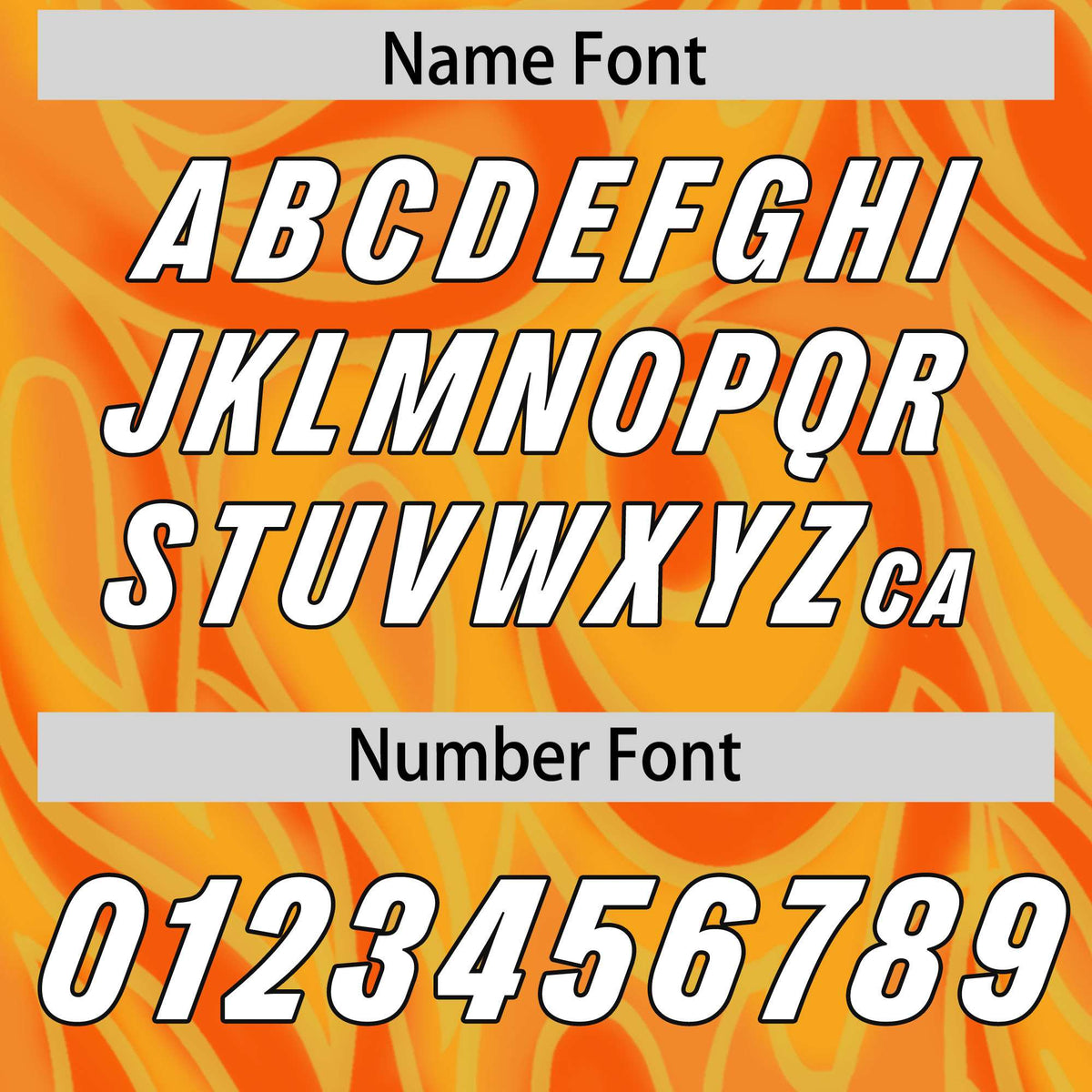 Custom Gold Orange Personalized Printed Graffiti Pattern Design Authentic American Football Jersey