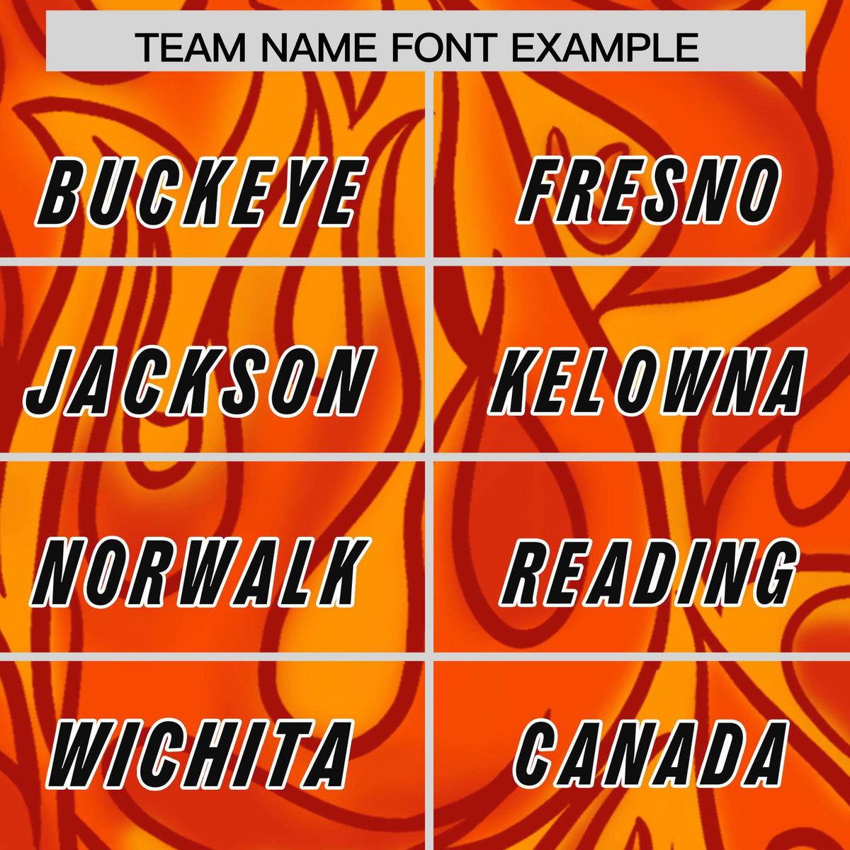 Custom Orange Personalized Printed Graffiti Pattern Design Authentic American Football Jersey