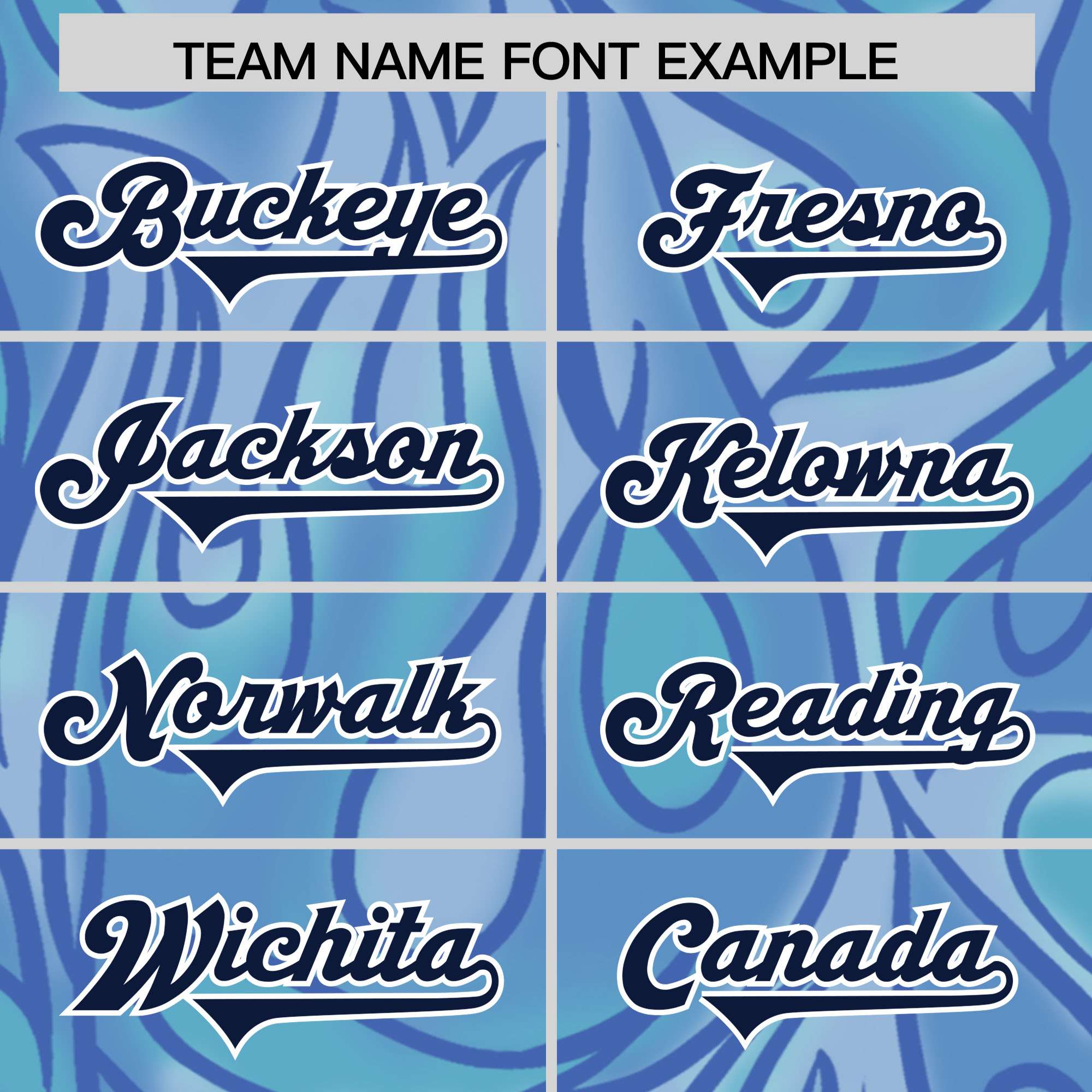 Custom Light Blue Personalized Printed Graffiti Pattern Design Authentic American Football Jersey