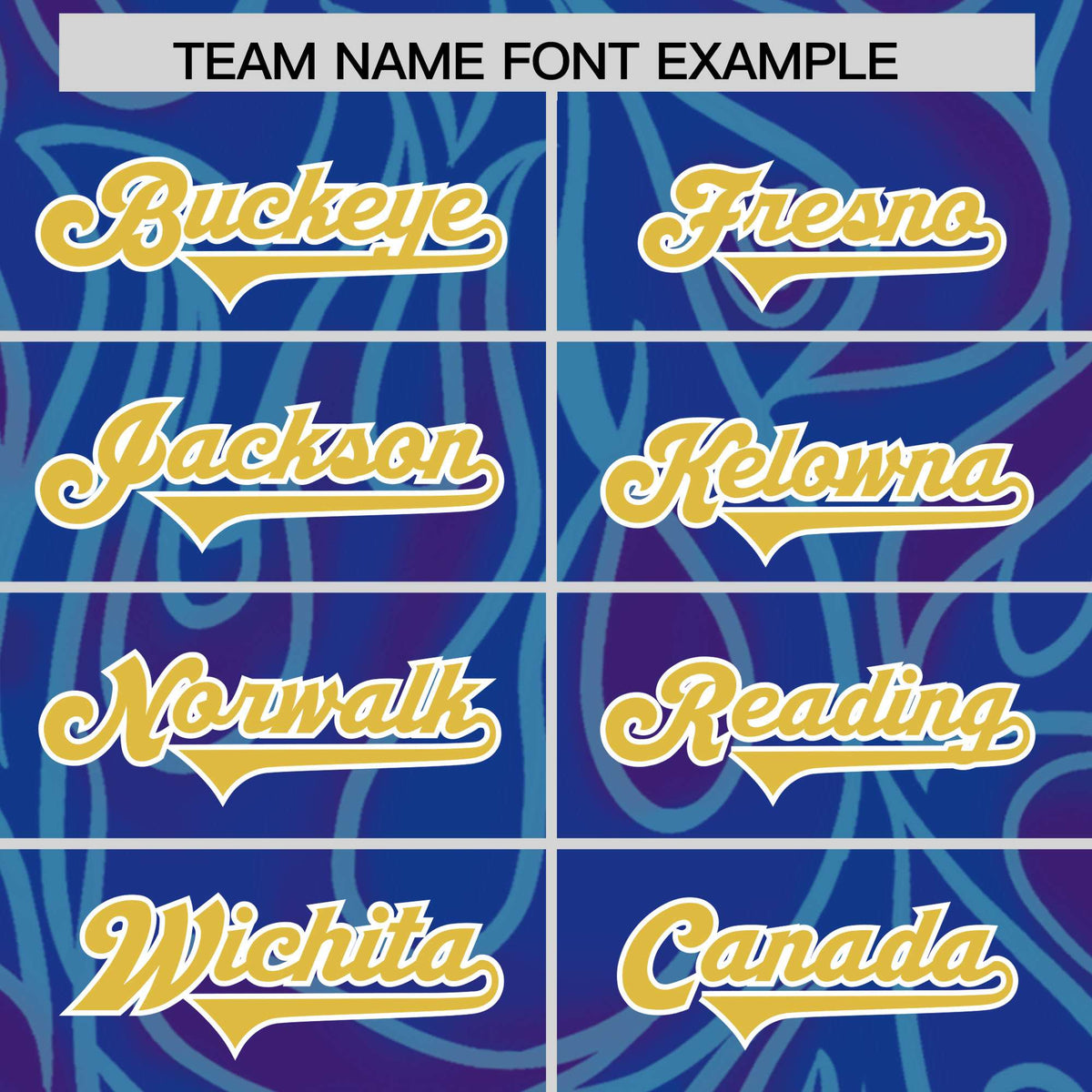 Custom Royal Personalized Printed Graffiti Pattern Design Authentic American Football Jersey