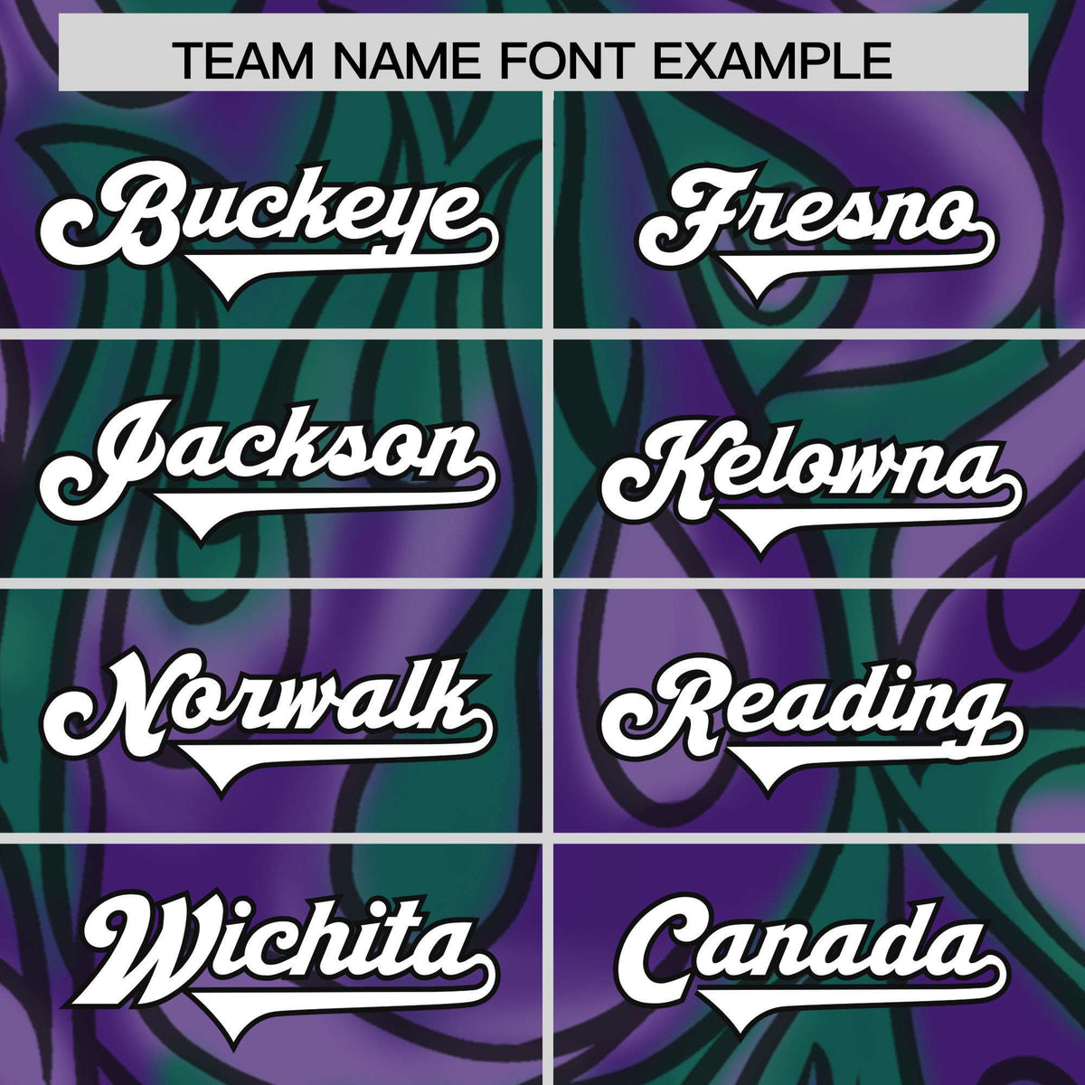 Custom Purple Personalized Printed Graffiti Pattern Design Authentic American Football Jersey