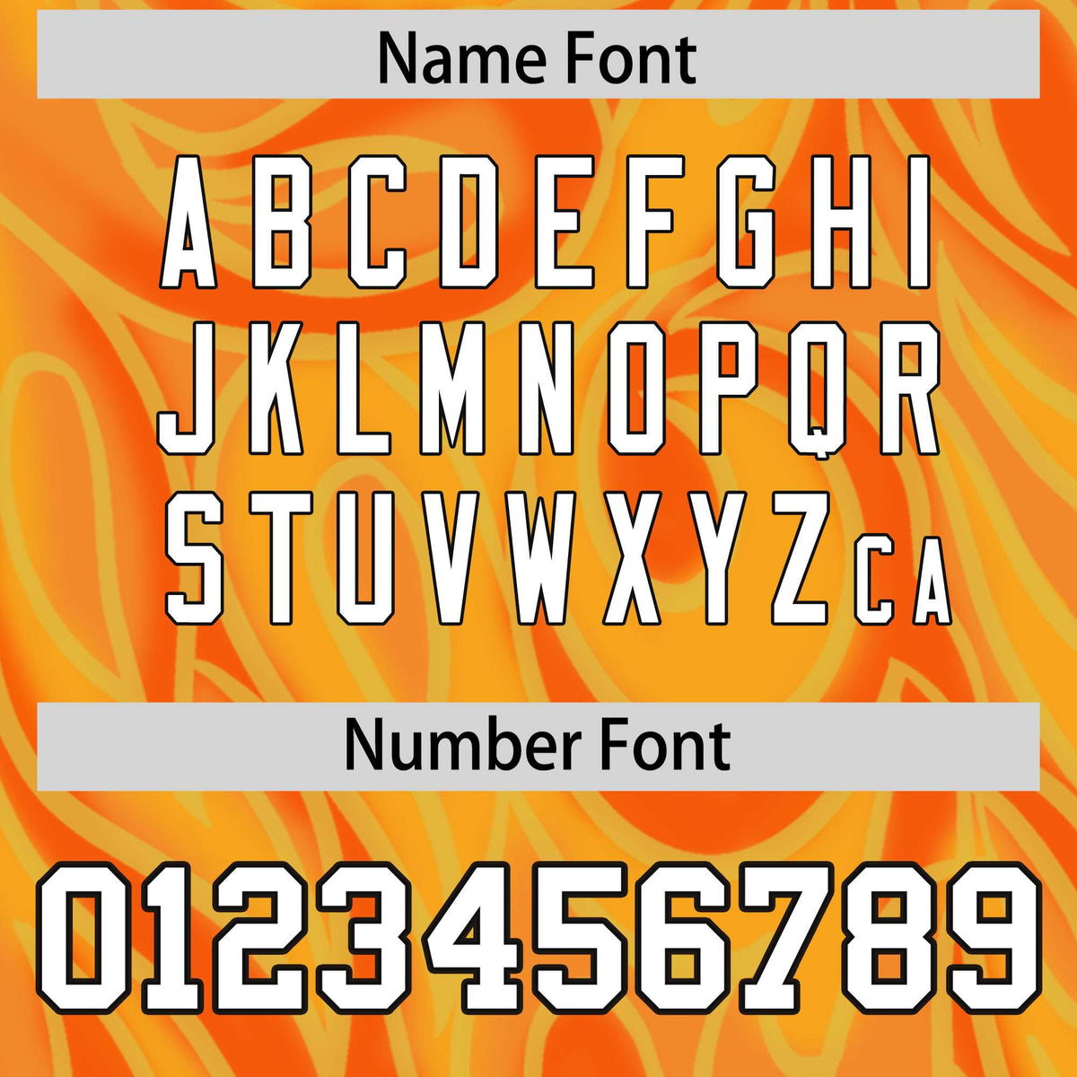 Custom Gold Orange Personalized Printed Graffiti Pattern Design Authentic American Football Jersey