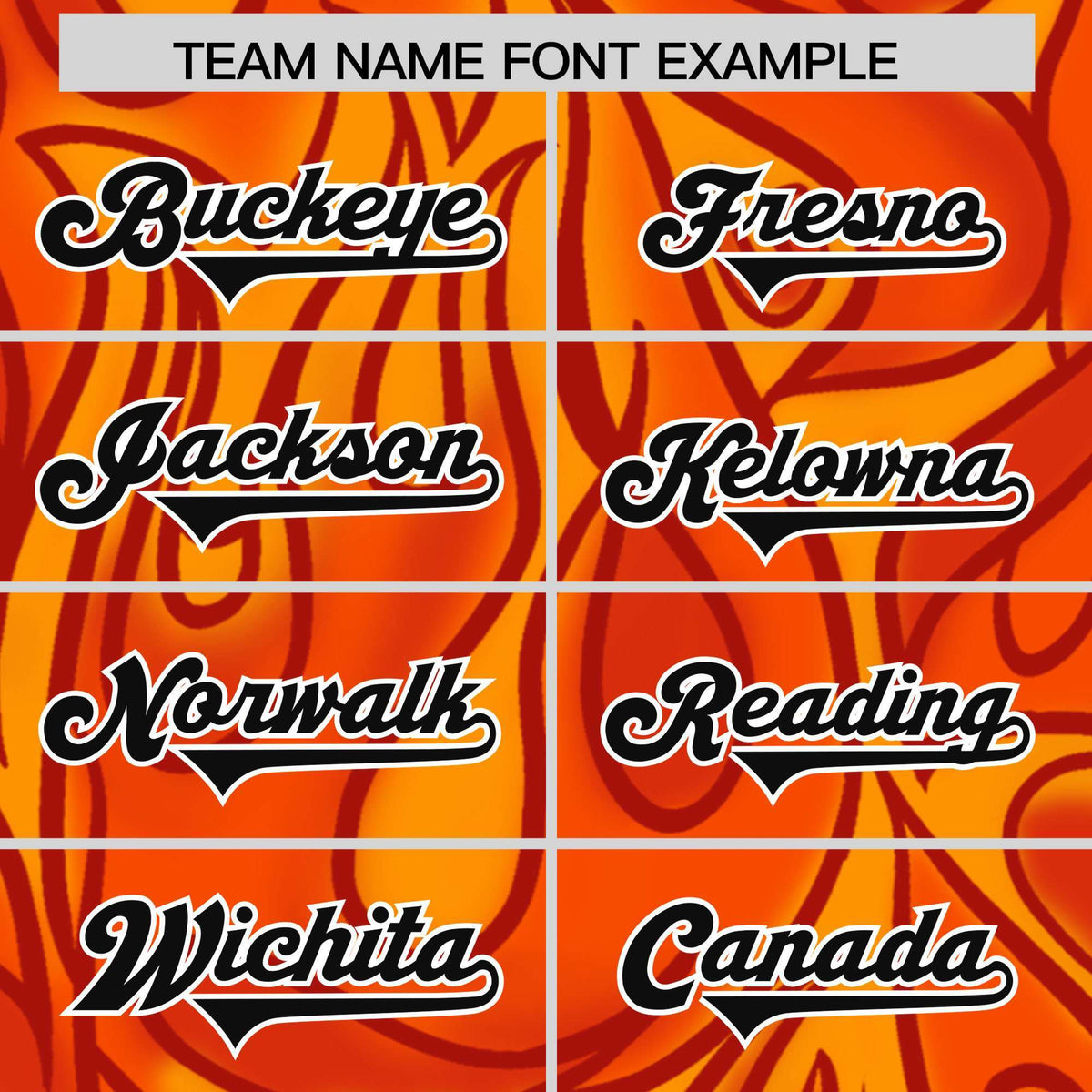 Custom Orange Personalized Printed Graffiti Pattern Design Authentic American Football Jersey