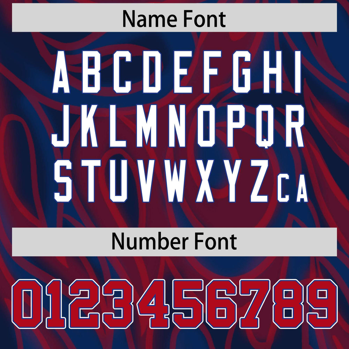 Custom Navy Personalized Printed Graffiti Pattern Design Authentic American Football Jersey