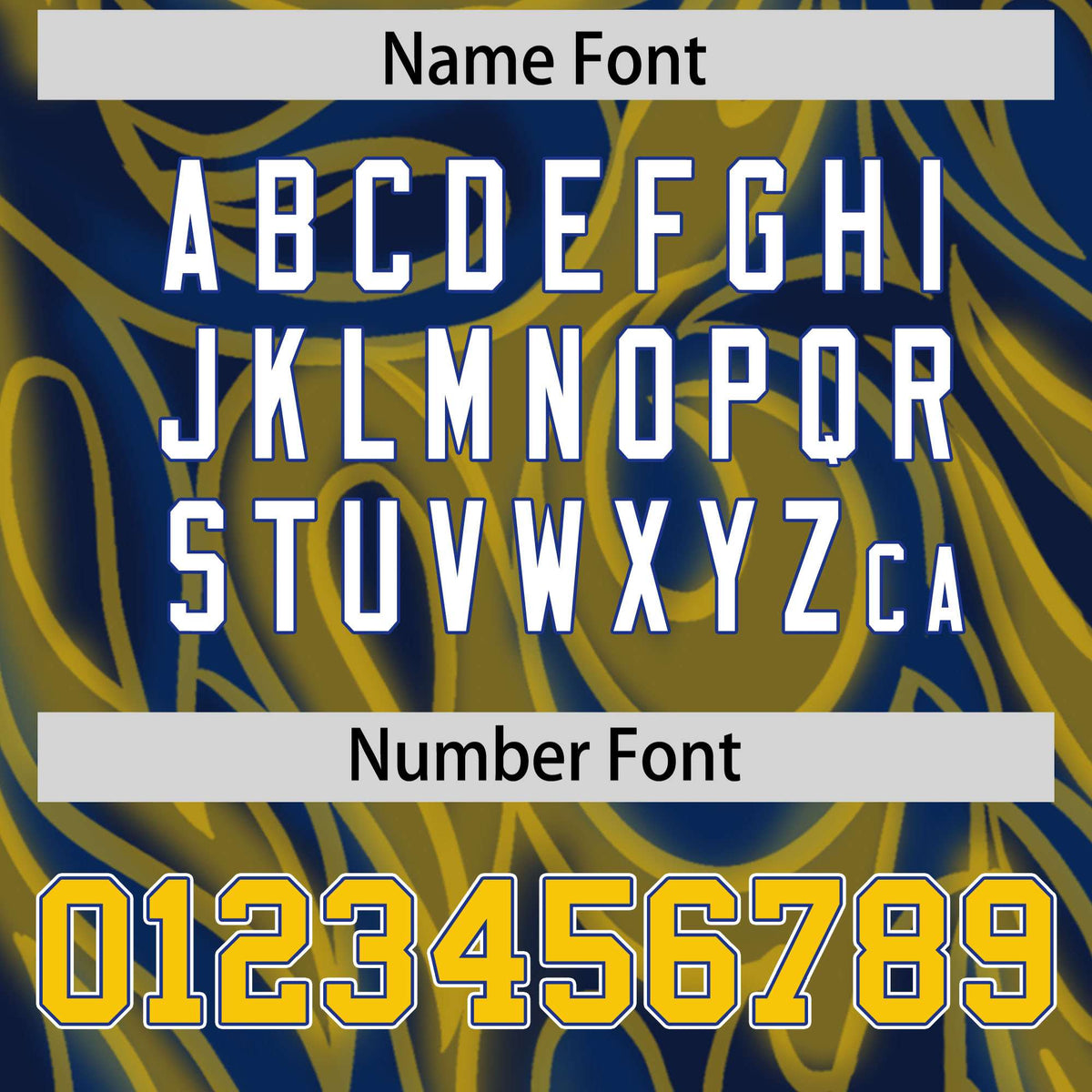 Custom Royal Personalized Printed Graffiti Pattern Design Authentic American Football Jersey