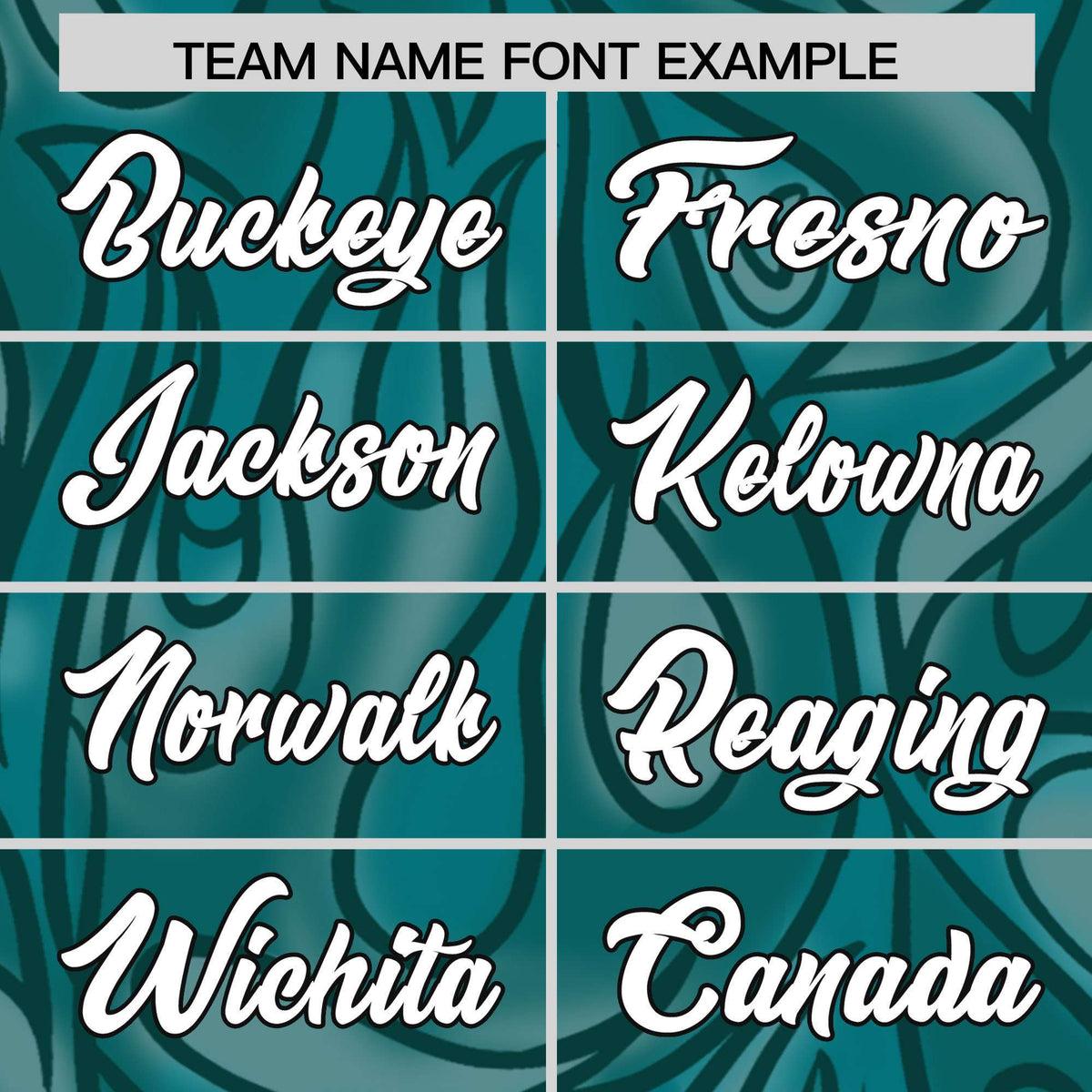 Custom Aqua Personalized Printed Graffiti Pattern Design Authentic American Football Jersey