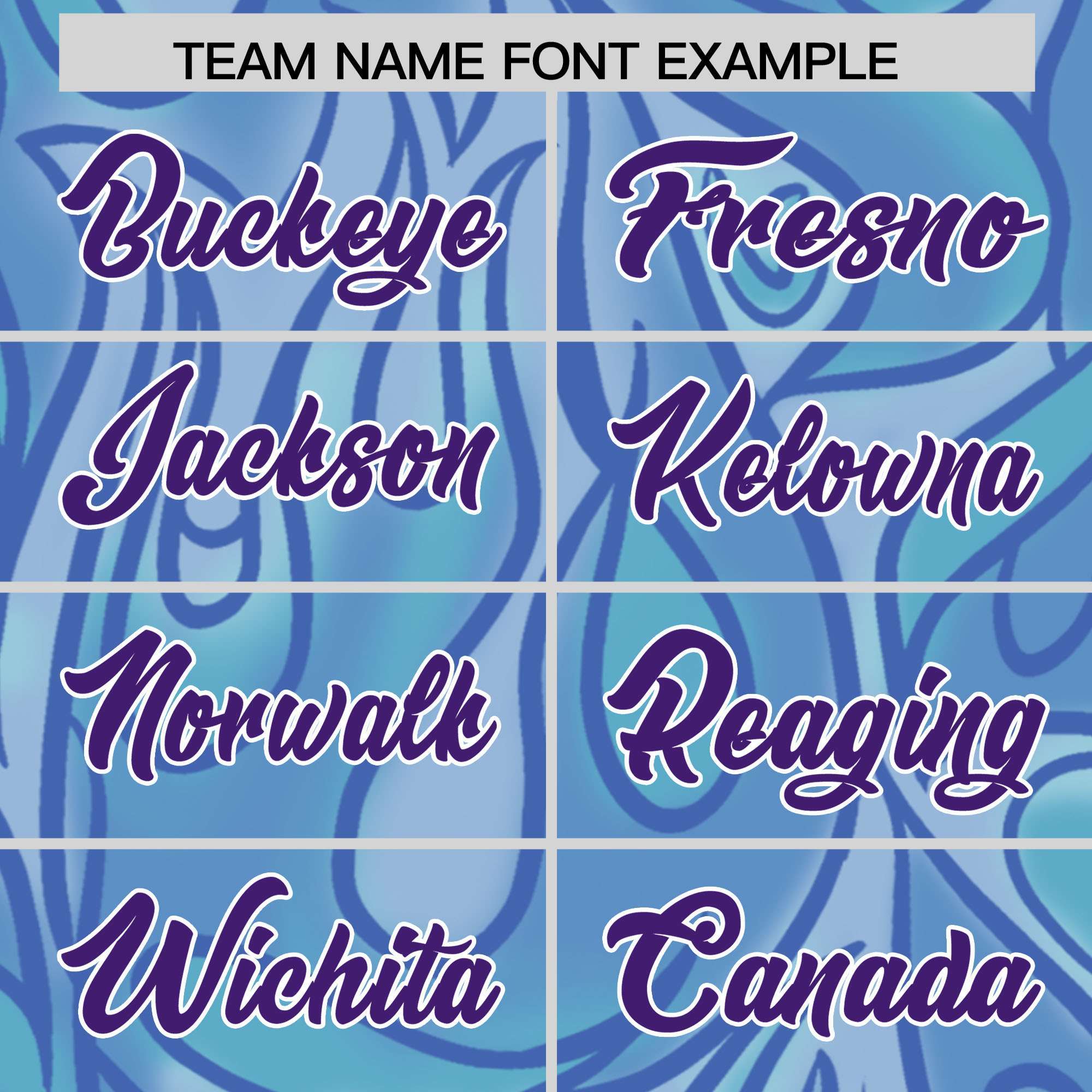Custom Light Blue Personalized Printed Graffiti Pattern Design Authentic American Football Jersey