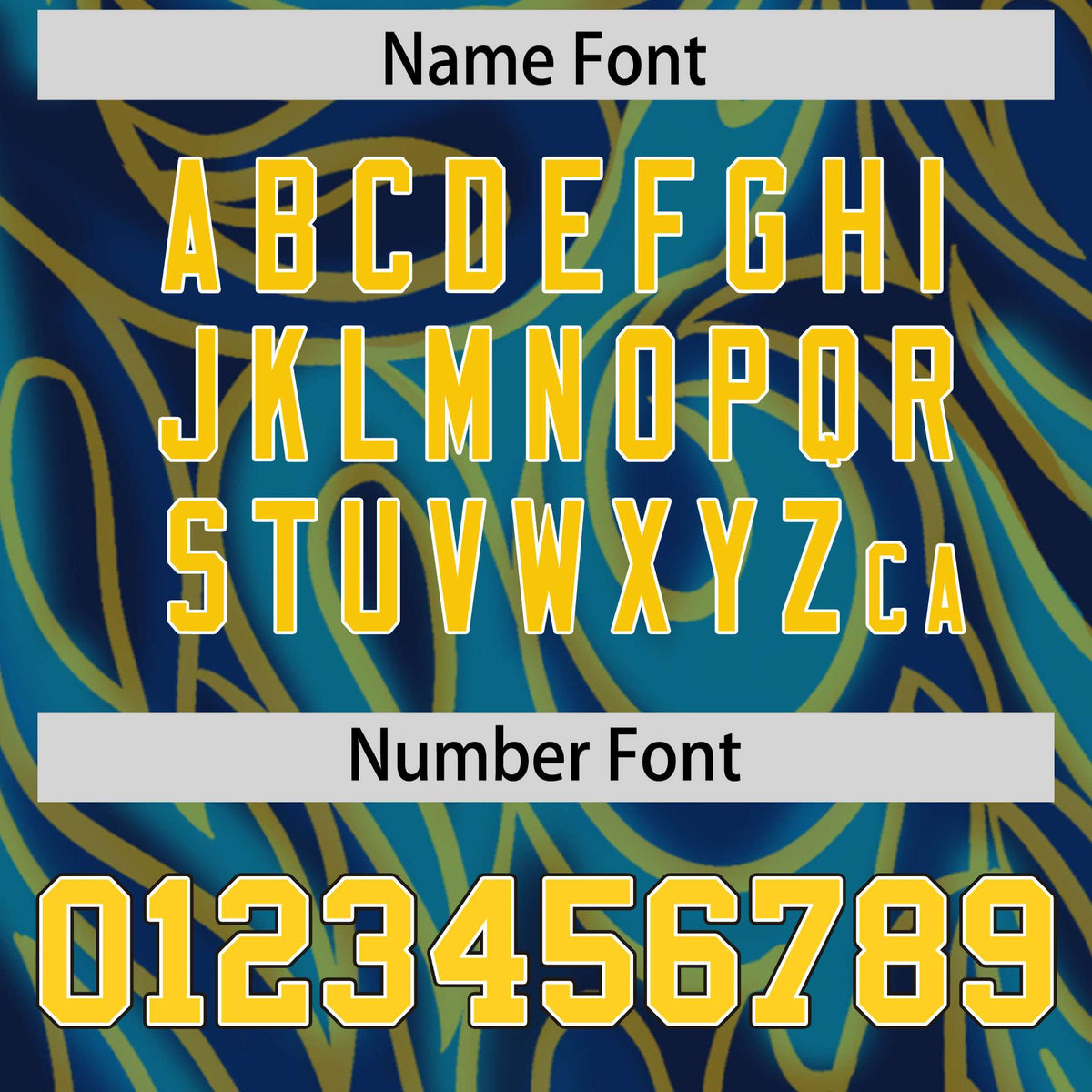 Custom Navy Personalized Printed Graffiti Pattern Design Authentic American Football Jersey