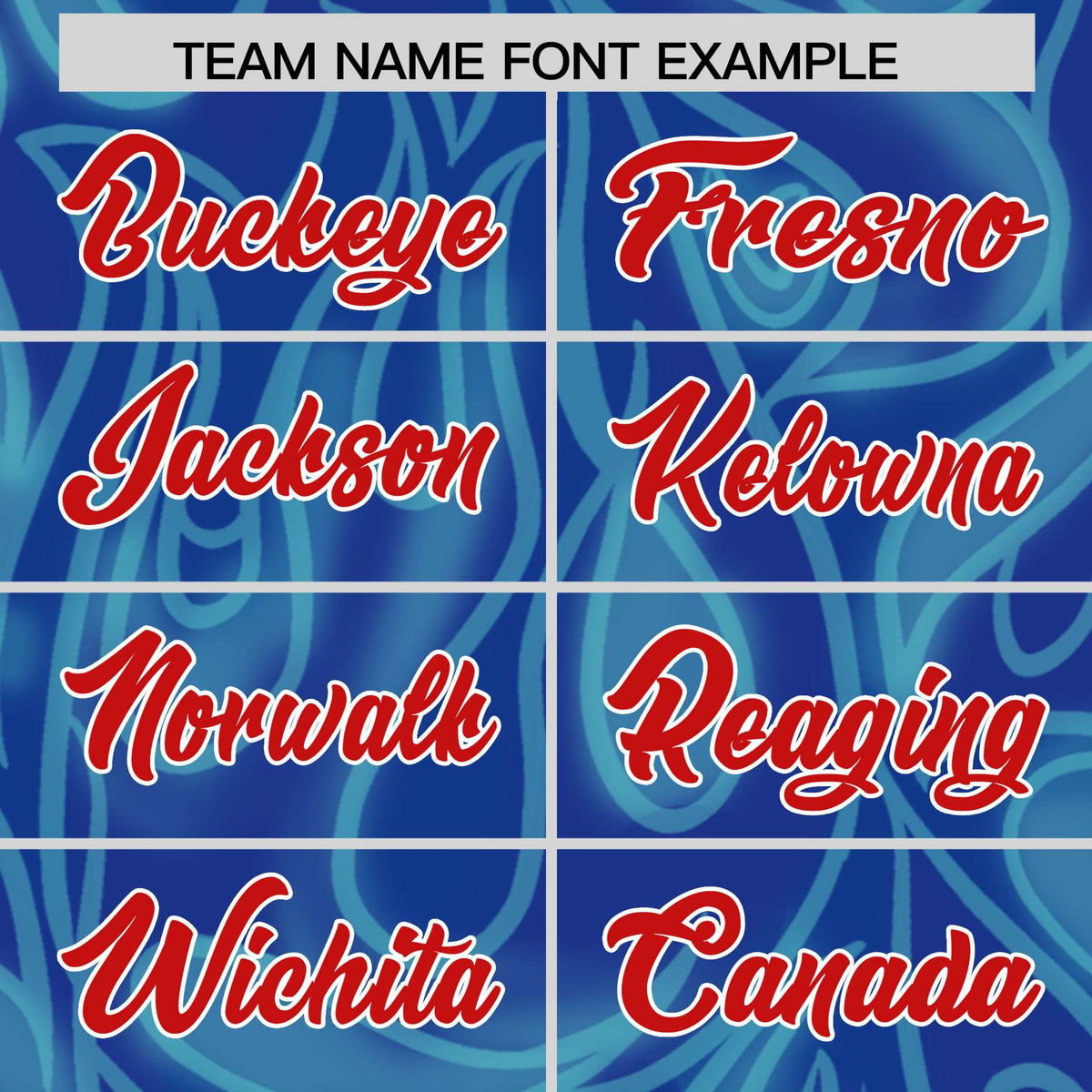 Custom Blue Personalized Printed Graffiti Pattern Design Authentic American Football Jersey