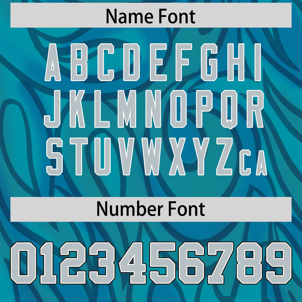 Custom Aqua Personalized Printed Graffiti Pattern Design Authentic American Football Jersey