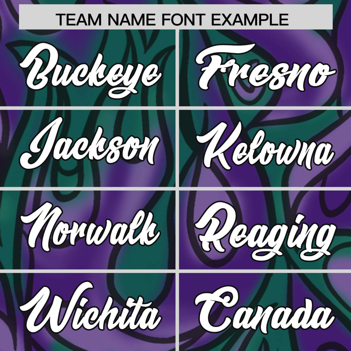 Custom Purple Personalized Printed Graffiti Pattern Design Authentic American Football Jersey