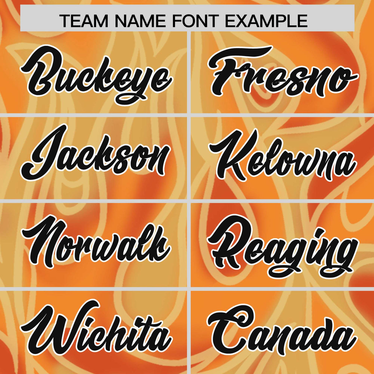 Custom Gold Orange Personalized Printed Graffiti Pattern Design Authentic American Football Jersey