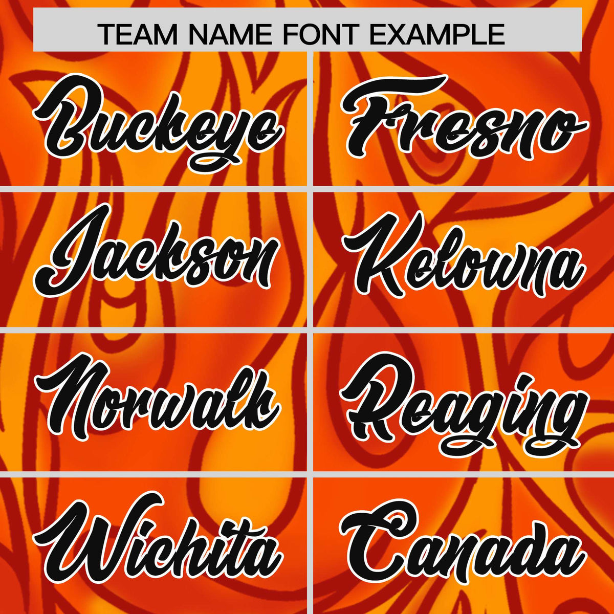 Custom Orange Personalized Printed Graffiti Pattern Design Authentic American Football Jersey