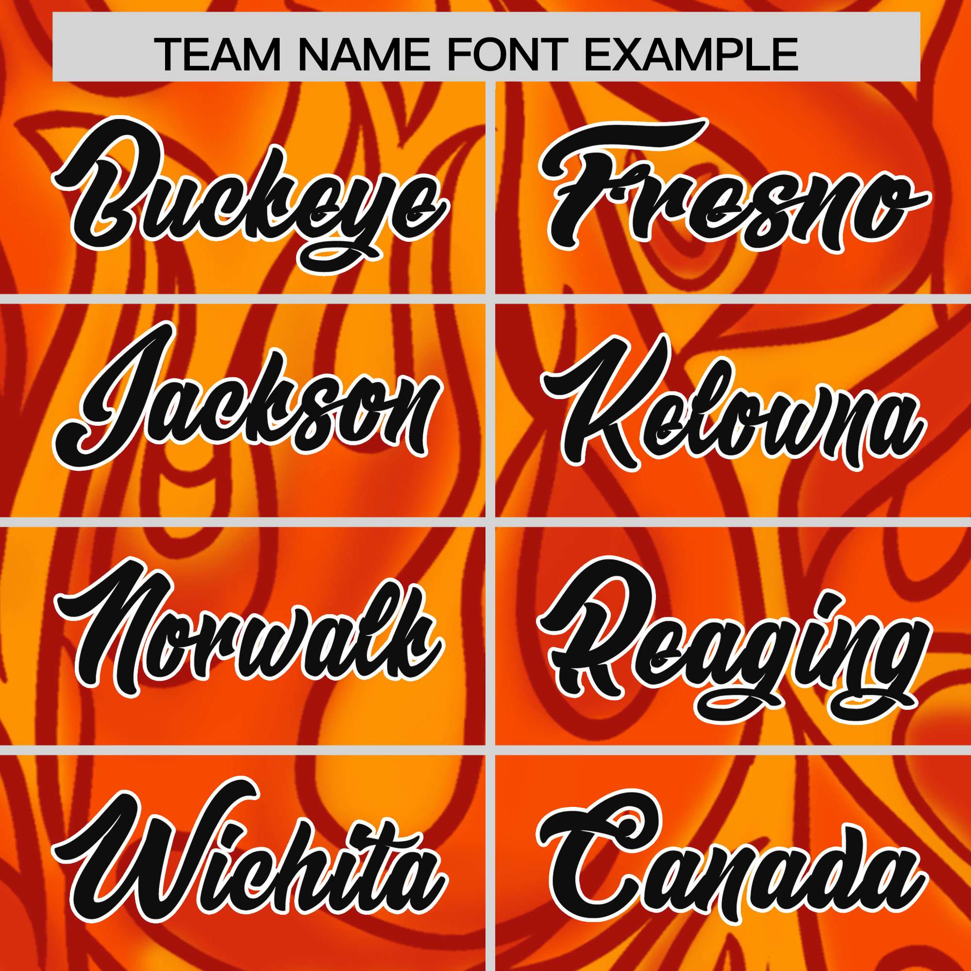 Custom Orange Personalized Printed Graffiti Pattern Design Authentic American Football Jersey