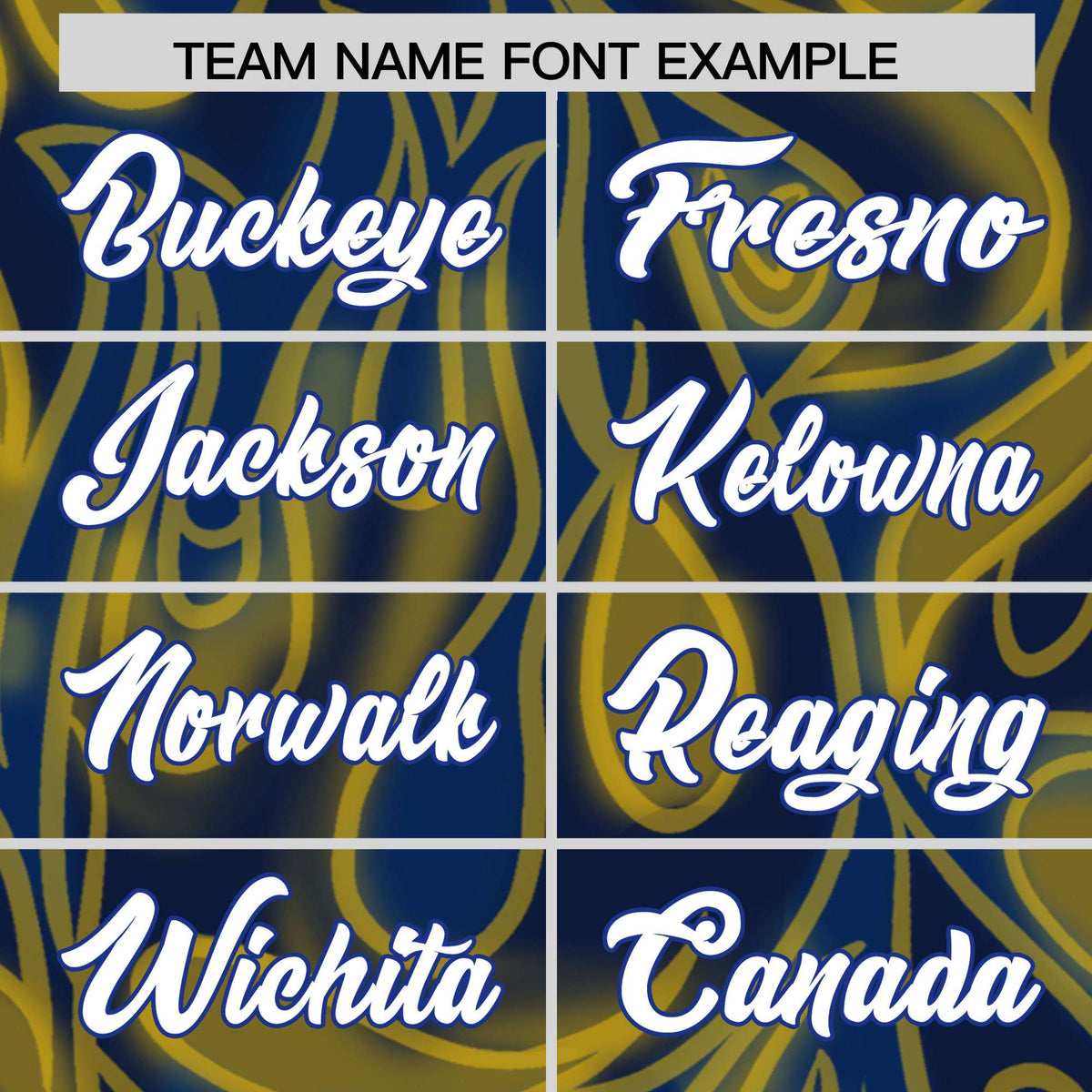 Custom Royal Personalized Printed Graffiti Pattern Design Authentic American Football Jersey