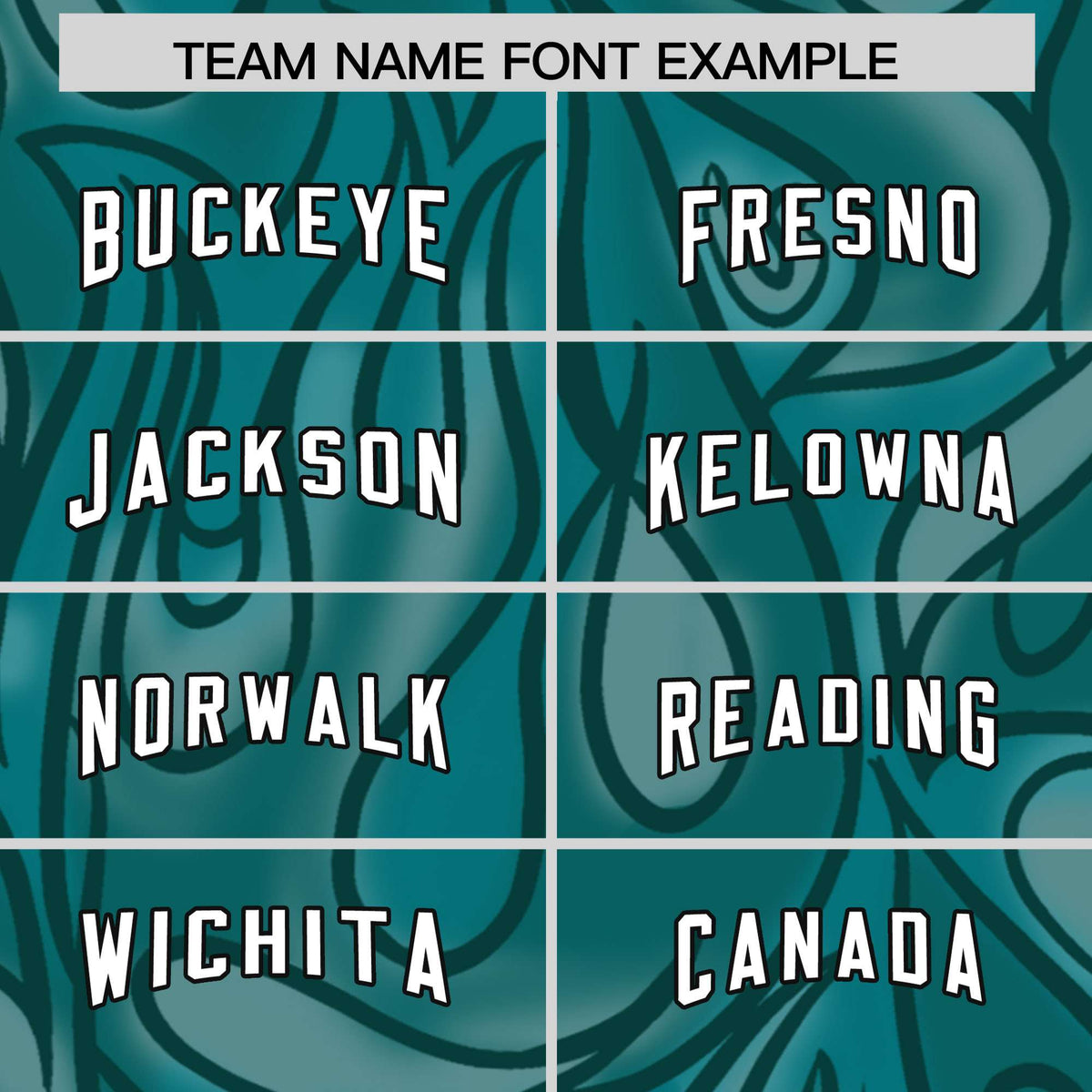 Custom Aqua Personalized Printed Graffiti Pattern Design Authentic American Football Jersey