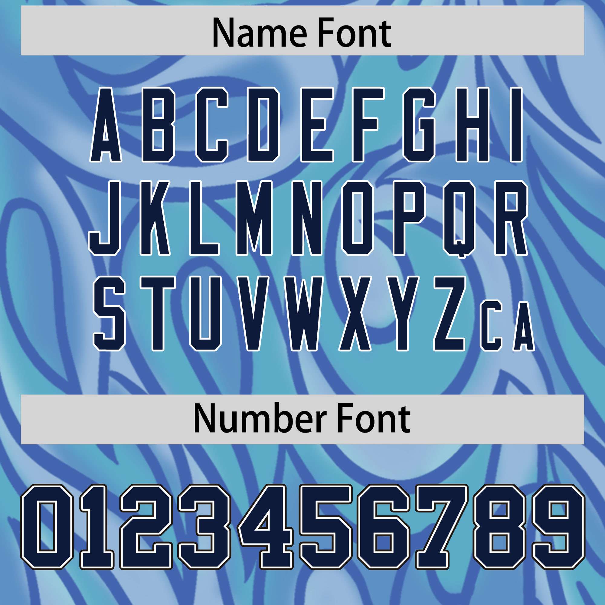 Custom Light Blue Personalized Printed Graffiti Pattern Design Authentic American Football Jersey