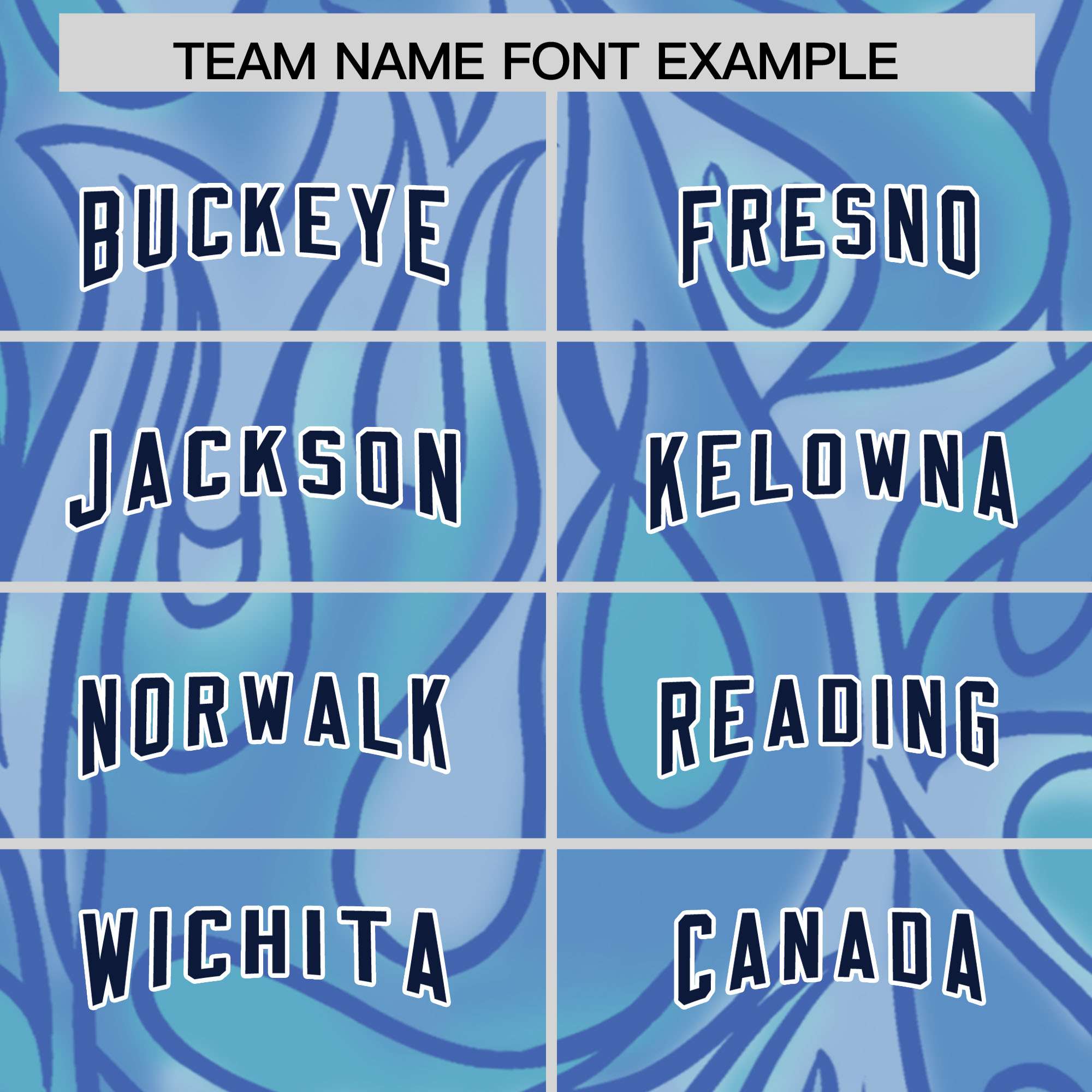 Custom Light Blue Personalized Printed Graffiti Pattern Design Authentic American Football Jersey