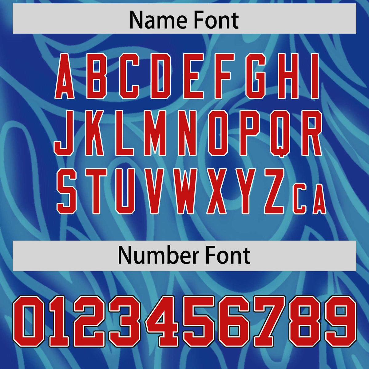 Custom Blue Personalized Printed Graffiti Pattern Design Authentic American Football Jersey