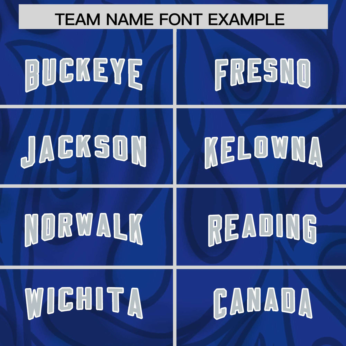 Custom Royal Personalized Printed Graffiti Pattern Design Authentic American Football Jersey