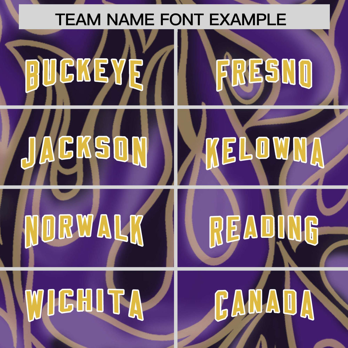 Custom Purple Personalized Printed Graffiti Pattern Design Authentic American Football Jersey