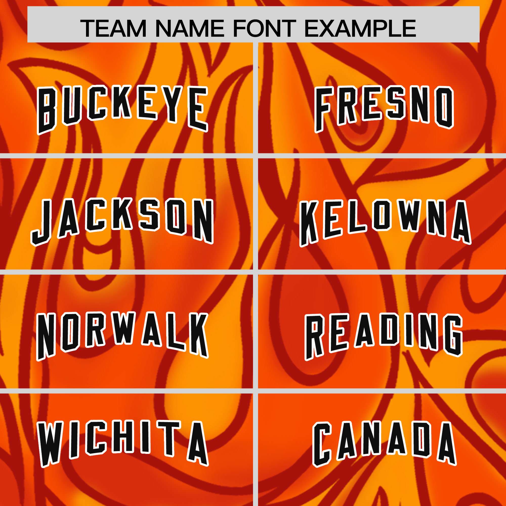 Custom Orange Personalized Printed Graffiti Pattern Design Authentic American Football Jersey
