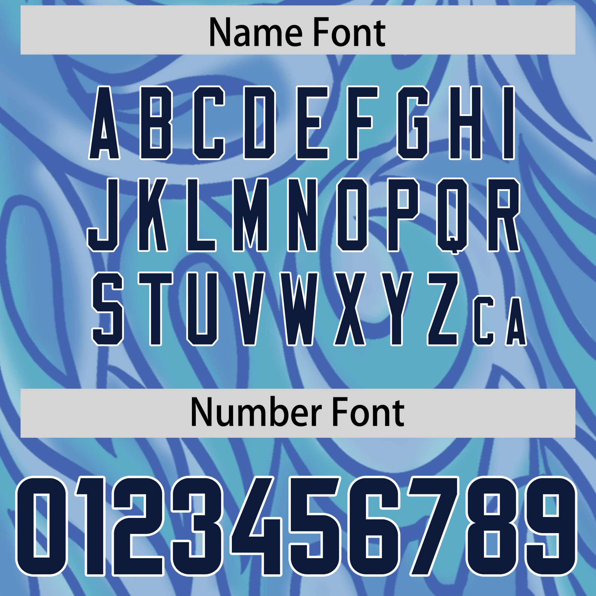 Custom Light Blue Personalized Printed Graffiti Pattern Design Authentic American Football Jersey